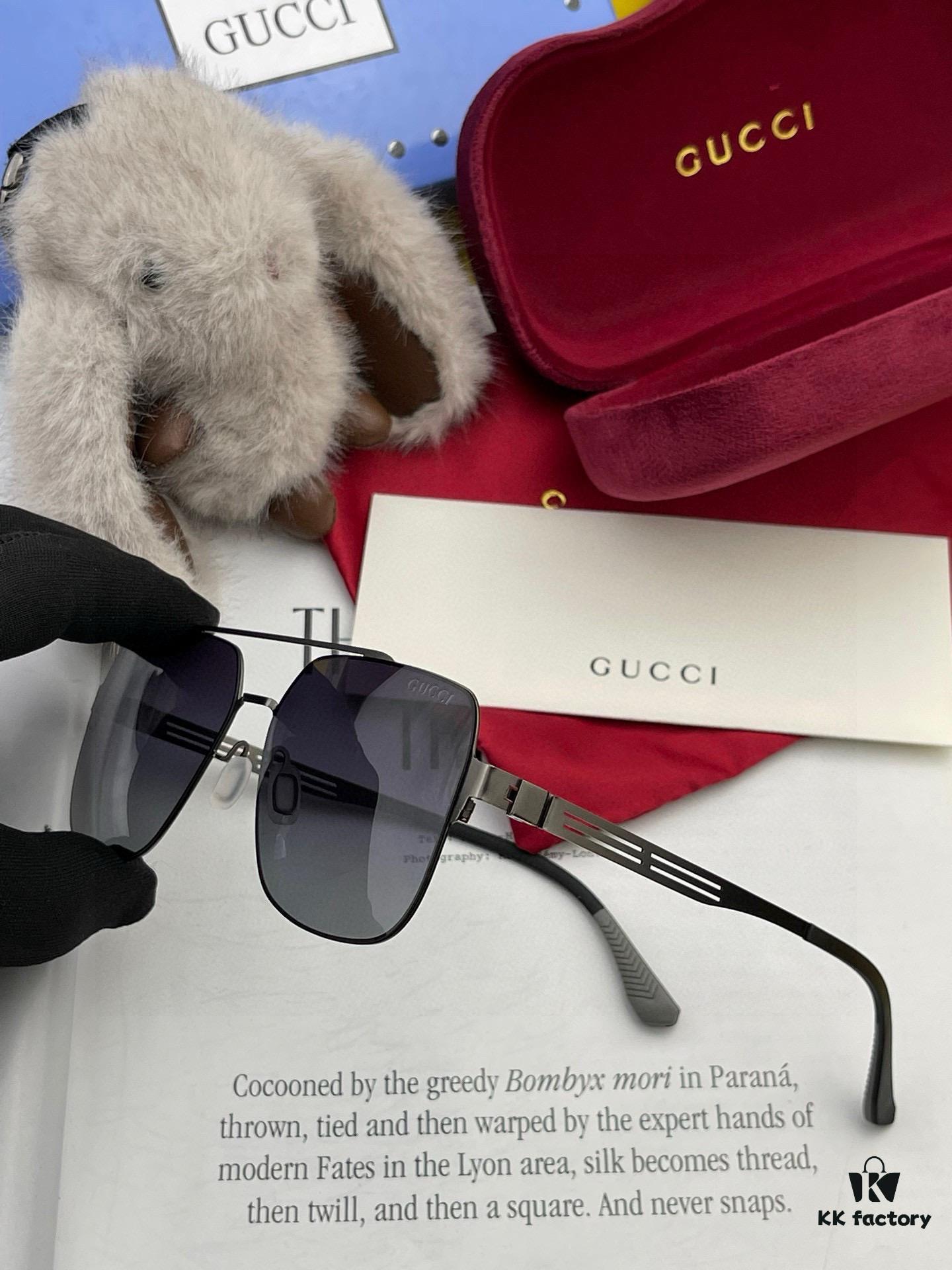 6931fdef3a89a121ed54e242 GUCCI 2025 New Unisex Polygonal Sunglasses with IP Plating, Ultra-Lightweight and Highly Elastic, Screw-Free Design, Scratch-Resistant and Unbreakable, High-Definition Nylon Lenses, Premium Craftsmanship, Original Materials, Stylish and Versatile