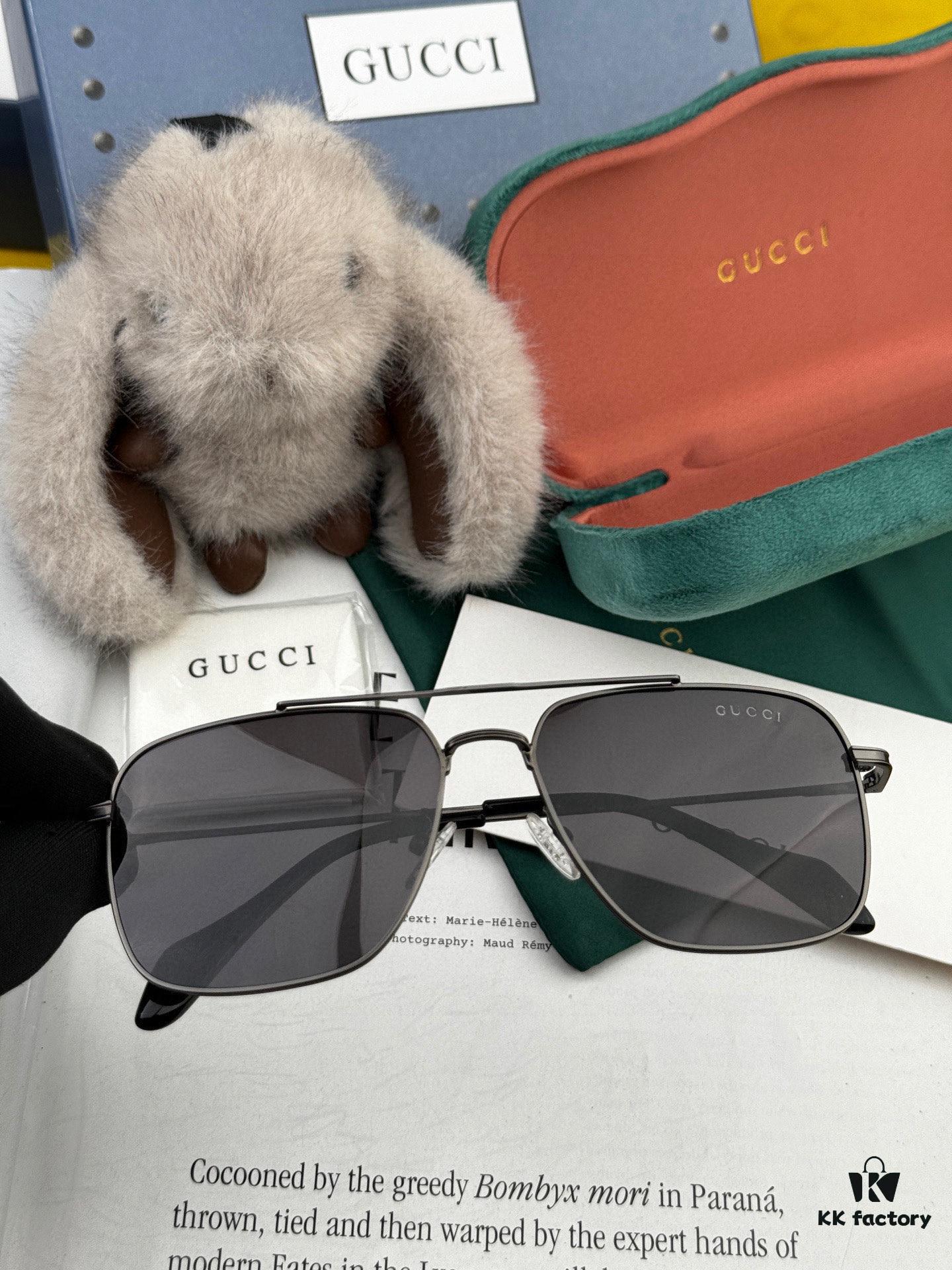 6931fdf03a89a121ed54e246 Gucci High-Quality Unisex Sunglasses, Polarized Imported Polylite Lenses, Aviator Style, UV Protection, Universal Fit for Driving and Fishing
