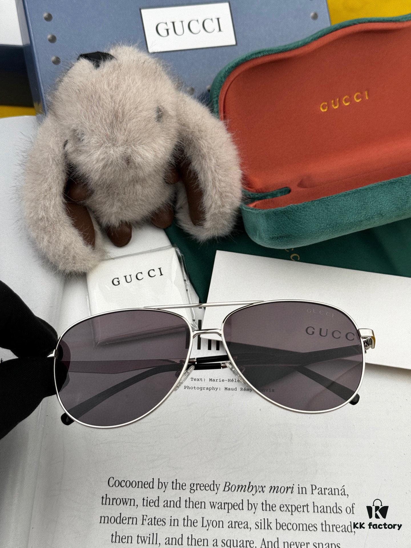 6931fdf23a89a121ed54e262 Gucci High-Quality Unisex Sunglasses, Imported Polarized Lenses by Polaroid, Aviator Style, UV Protection, Suitable for Driving and Fishing, Slimming and Versatile Design