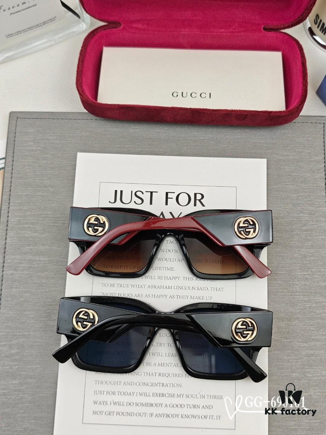 6931fdf63a89a121ed54e29d GUCCI Italy - Polarized TR Lightweight Sunglasses with HD Resin Lenses, Model 69101, Size 57-16-148