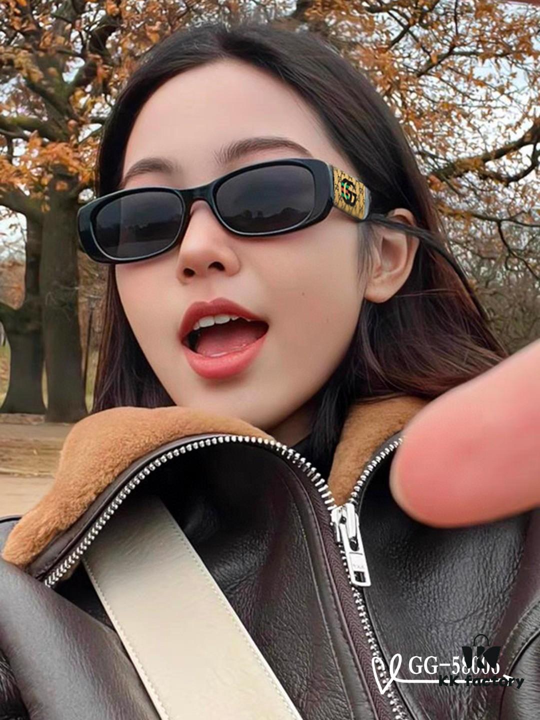 6931fdf83a89a121ed54e2b6 Italian GUCI - GUCCI, Polarized Resin HD Lens, TR Frame Lightweight and Comfortable to Wear, Size: 57-16-148, New Model GG Sunglasses Reduce Glare, Block Harmful Light and Radiation, Essential for Travel and Styling, Suitable for Driving