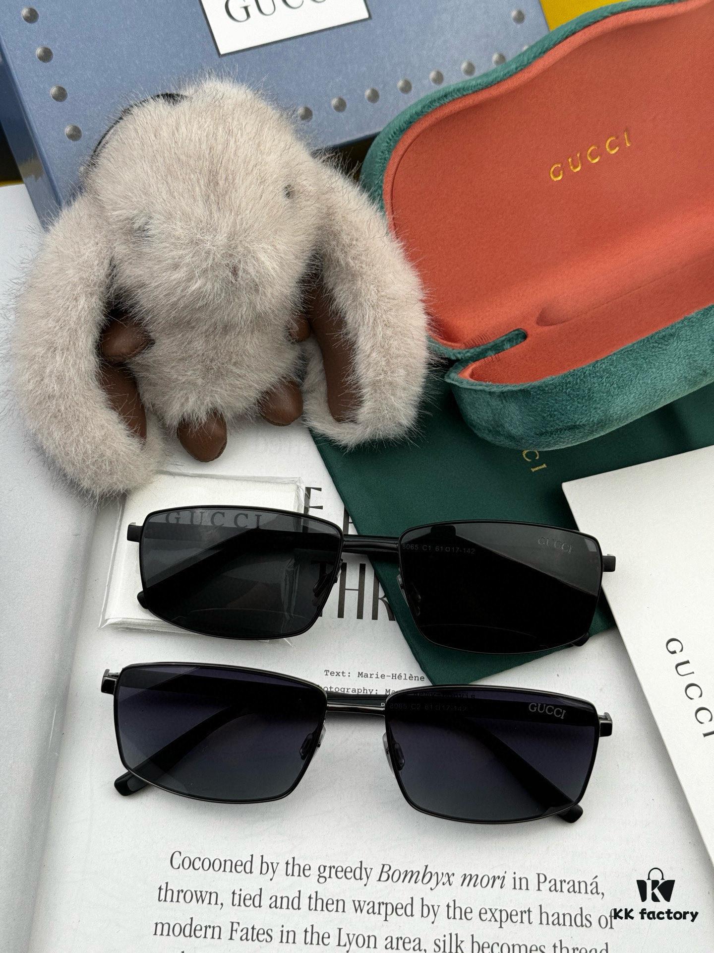 6931fdfb3a89a121ed54e2d9 GUCCI Men's Colorful Pilot Polarized Sunglasses