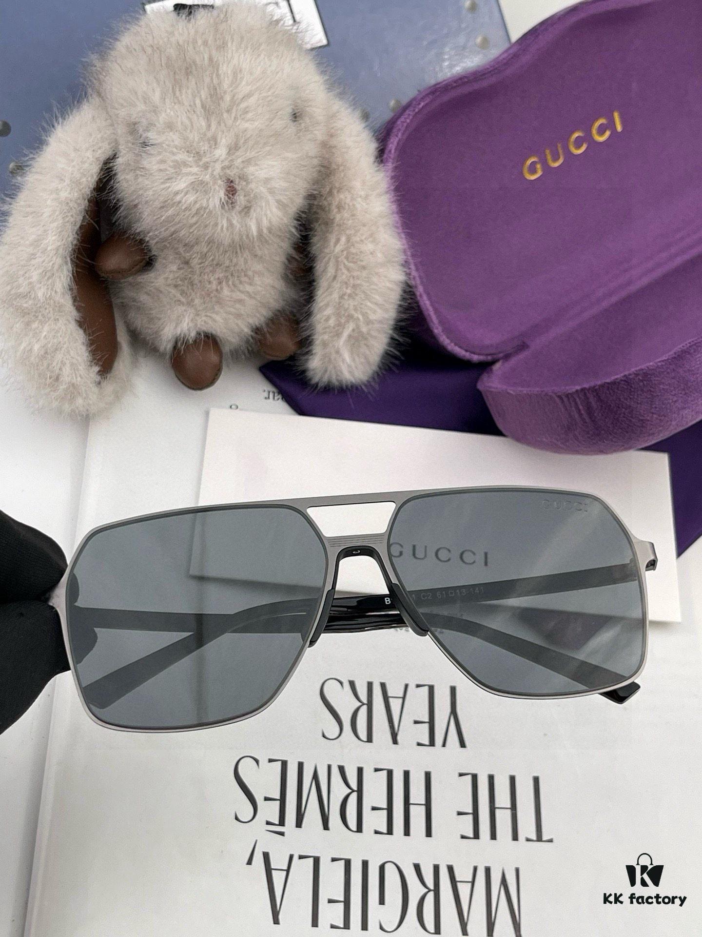 6931fdfd3a89a121ed54e2f0 GUCCI Men's Colorful Pilot Polarized Sunglasses