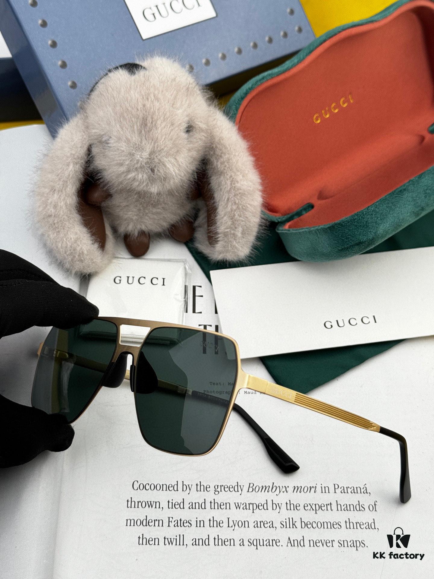 6931fdff3a89a121ed54e30d GUCCI Men's Colorful Pilot Polarized Sunglasses