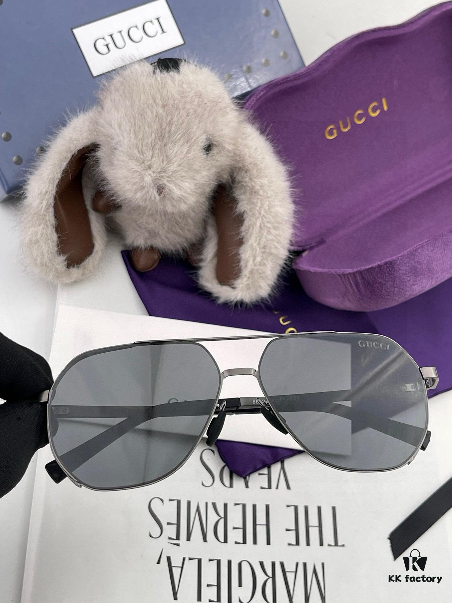 6931fe003a89a121ed54e31d GUCCI Men's Colorful Pilot Polarized Sunglasses