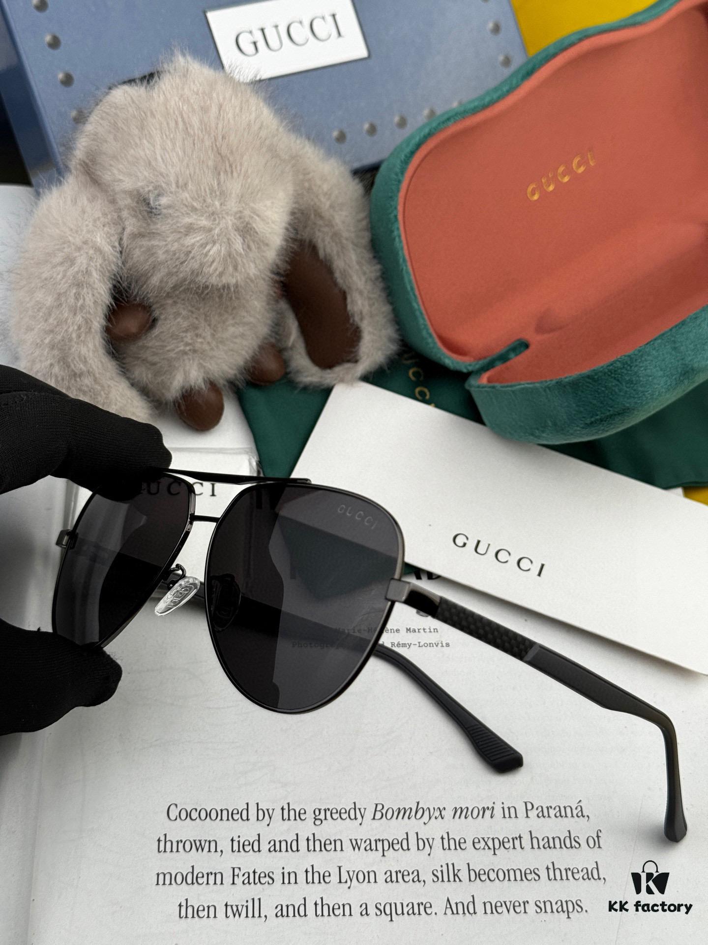 6931fe013a89a121ed54e327 Gucci High-Quality Unisex Sunglasses with Imported Polarized Lenses, Stylish Oversized Aviator Sun Glasses for Men and Women, UV Protection for Driving, Fishing, and Outdoor Use - Model G9204