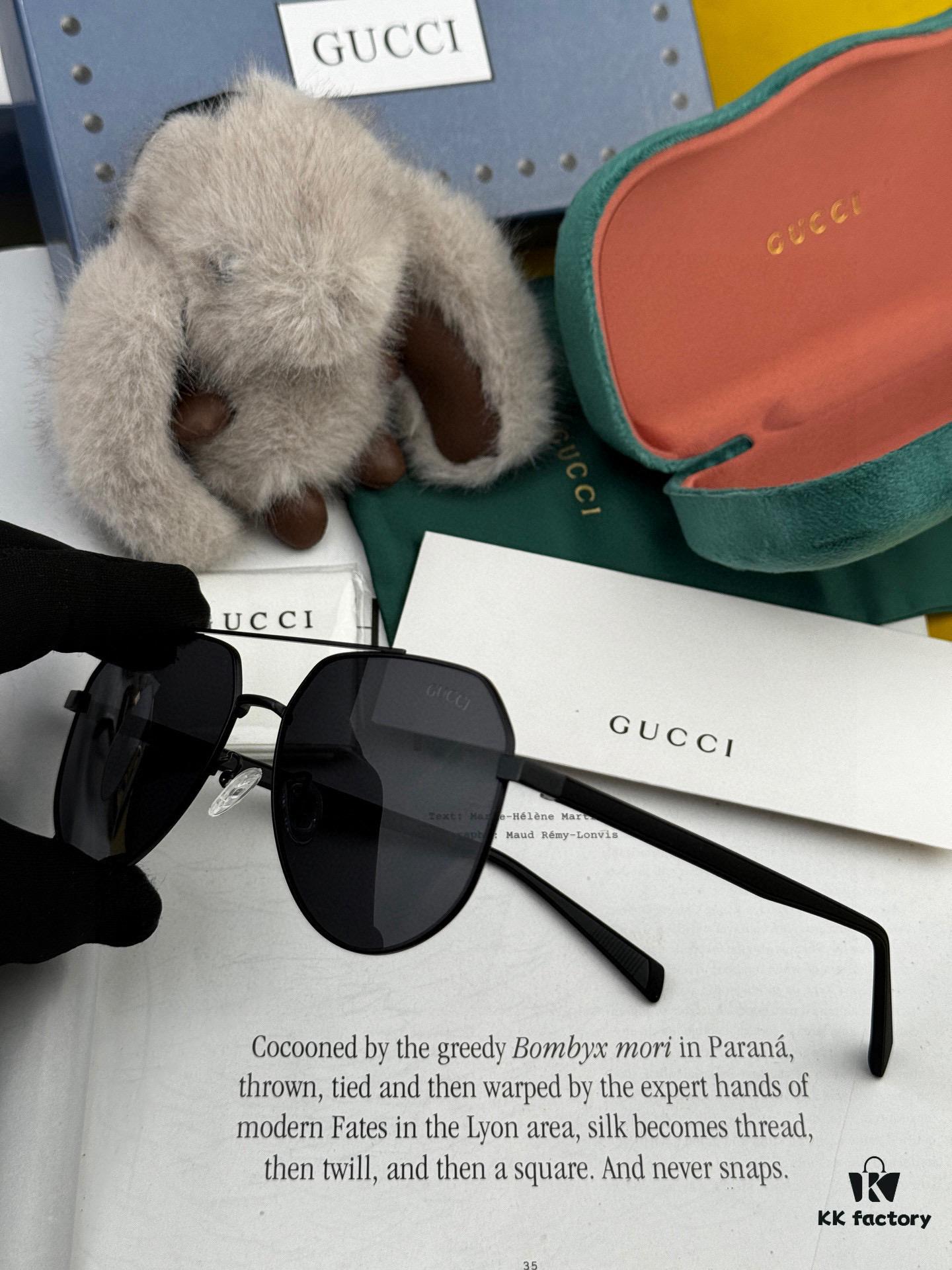 6931fe013a89a121ed54e330 Gucci High-Quality Unisex Sunglasses, Polarized Imported Polylite Lenses, Aviator Style, UV Protection, Universal Fit for Driving and Fishing