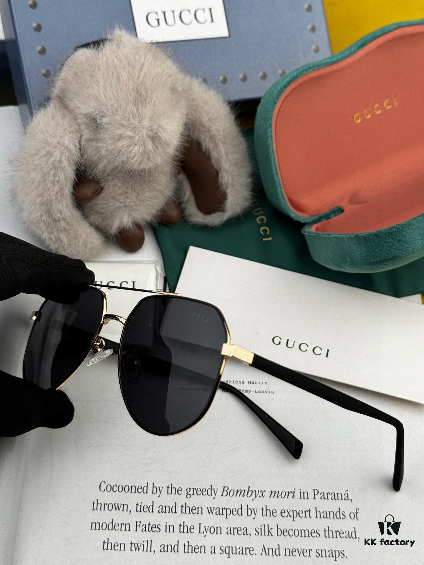 6931fe023a89a121ed54e331 Gucci High-Quality Unisex Sunglasses, Polarized Imported Polylite Lenses, Aviator Style, UV Protection, Universal Fit for Driving and Fishing