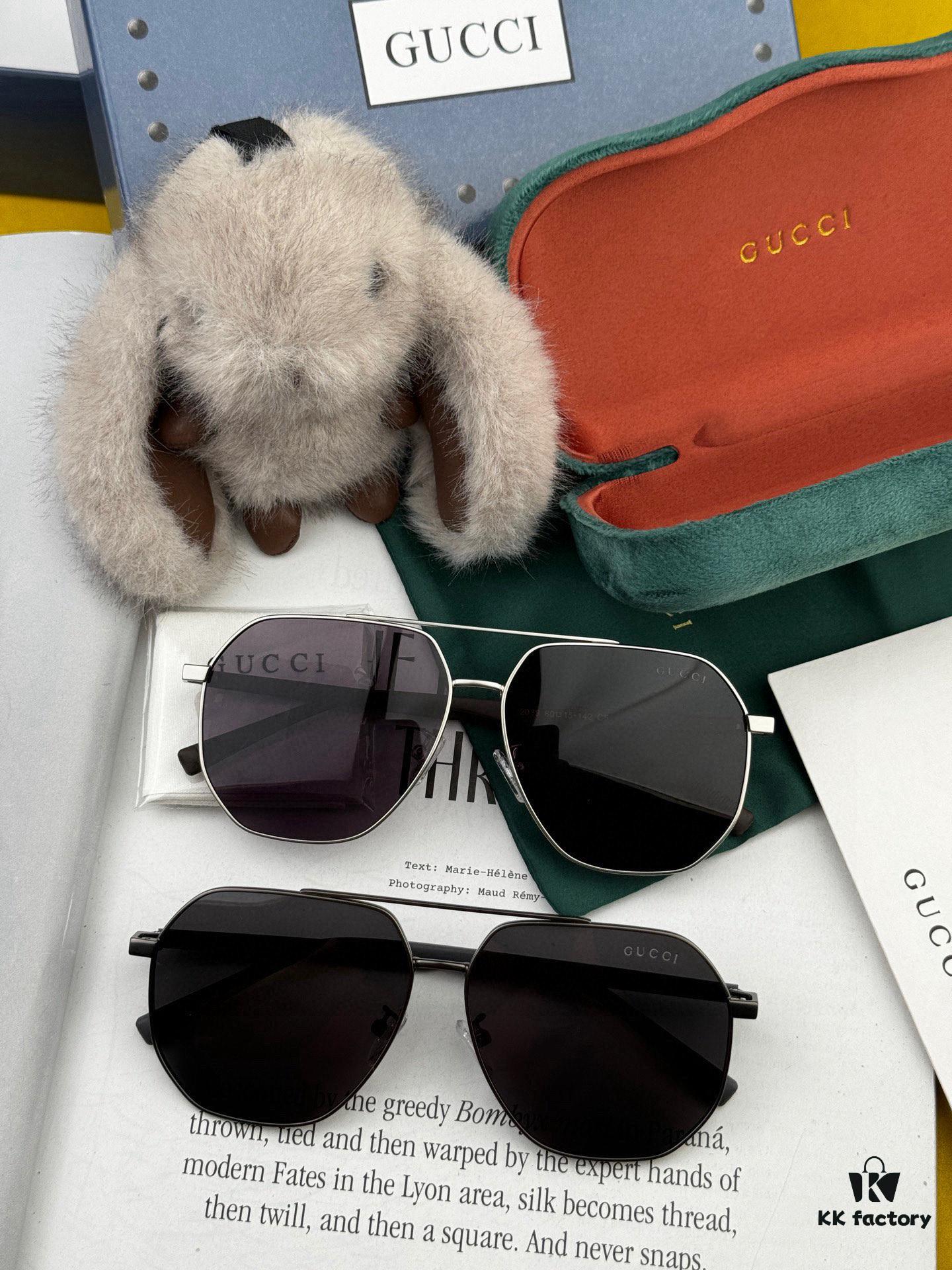 6931fe033a89a121ed54e345 Gucci High-Quality Unisex Sunglasses, Imported Polarized Lenses, Aviator Style, UV Protection, Slimming Design for Driving and Fishing