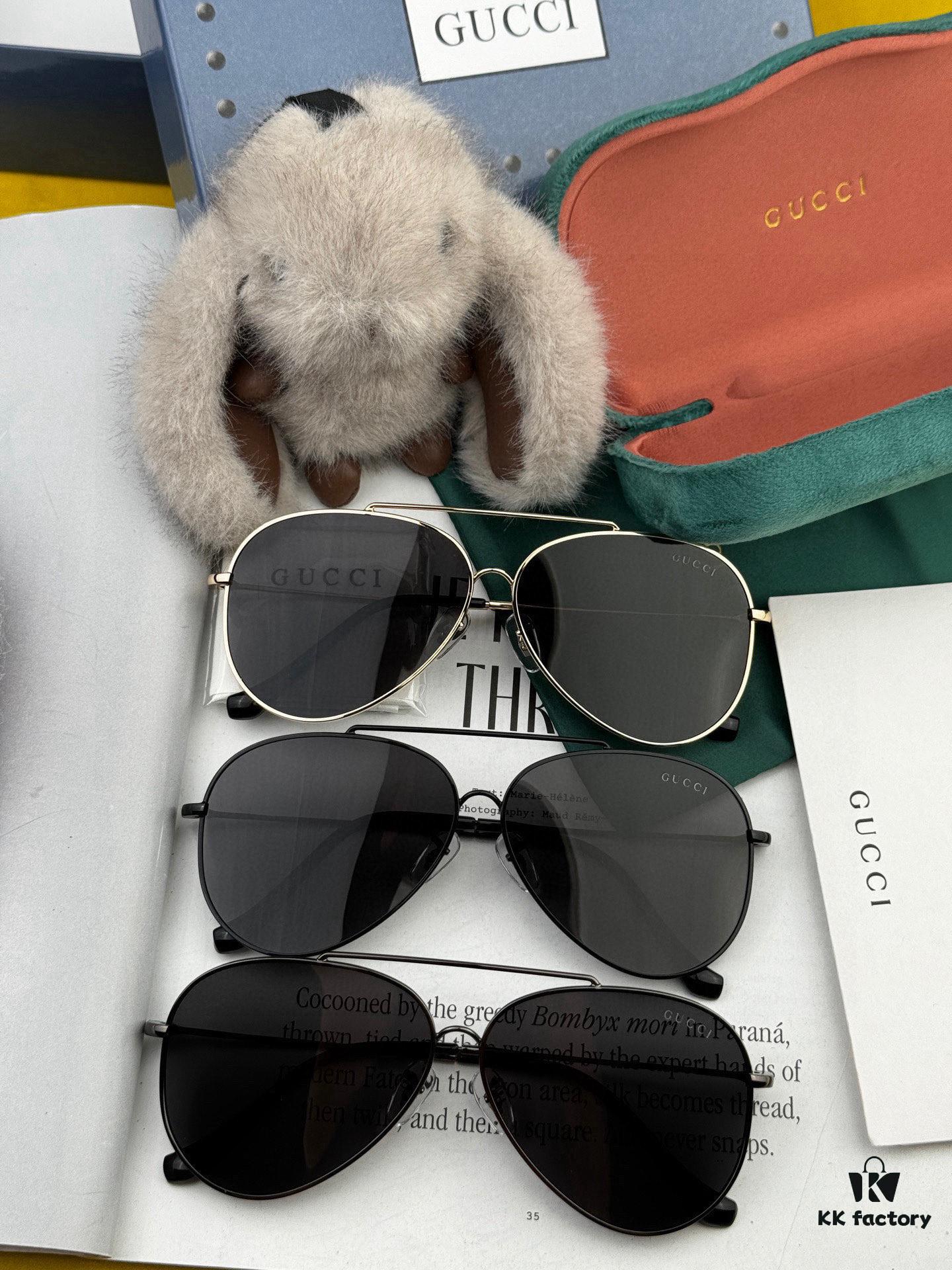 6931fe043a89a121ed54e34e Gucci High-Quality Unisex Sunglasses, Polarized Pilot Frames with Imported Polaroid Lenses, Stylish and Slimming Aviator Design for Driving, Fishing, and Daily Wear, Korean Fashion Style, Model: G2203