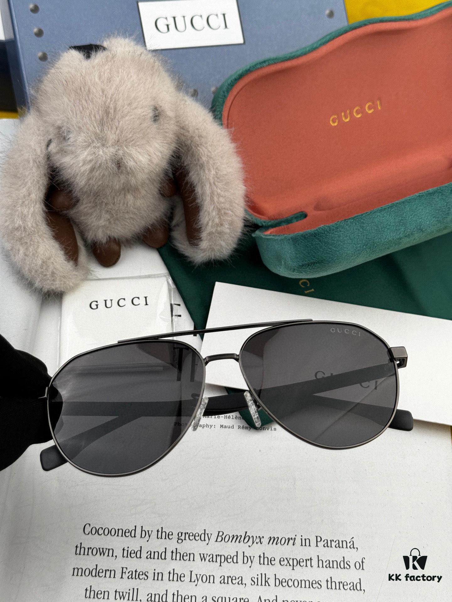 6931fe043a89a121ed54e351 Gucci High-Quality Unisex Sunglasses, Polarized Imported Polaroid Lenses, Aviator Style, UV Protection, Suitable for Driving and Fishing, Stylish and Slimming Design
