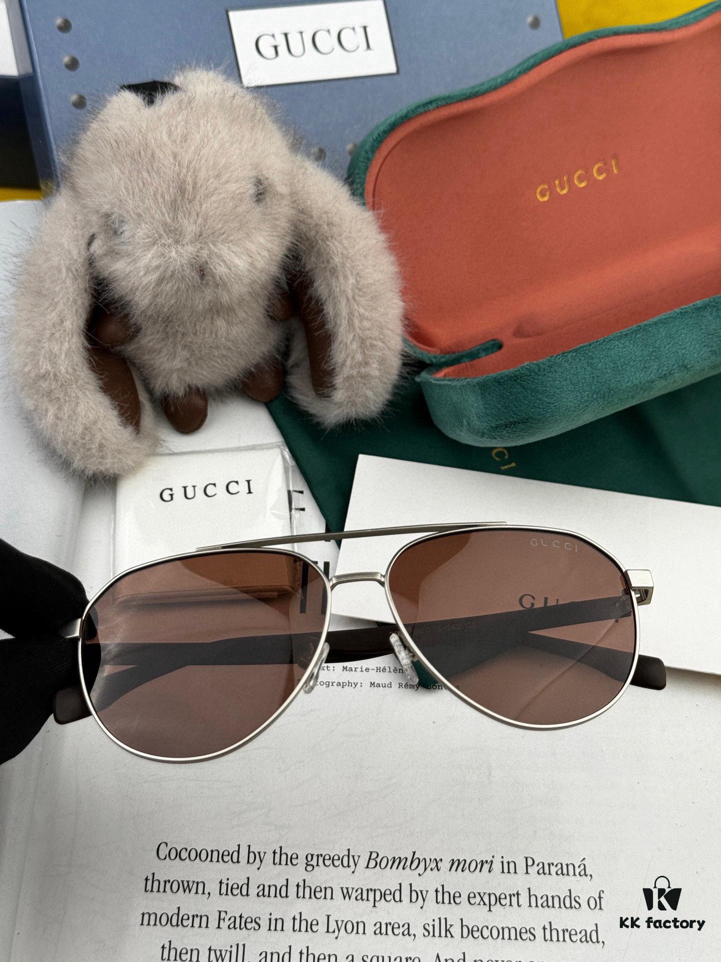 6931fe043a89a121ed54e352 Gucci High-Quality Unisex Sunglasses, Polarized Imported Polaroid Lenses, Aviator Style, UV Protection, Suitable for Driving and Fishing, Stylish and Slimming Design