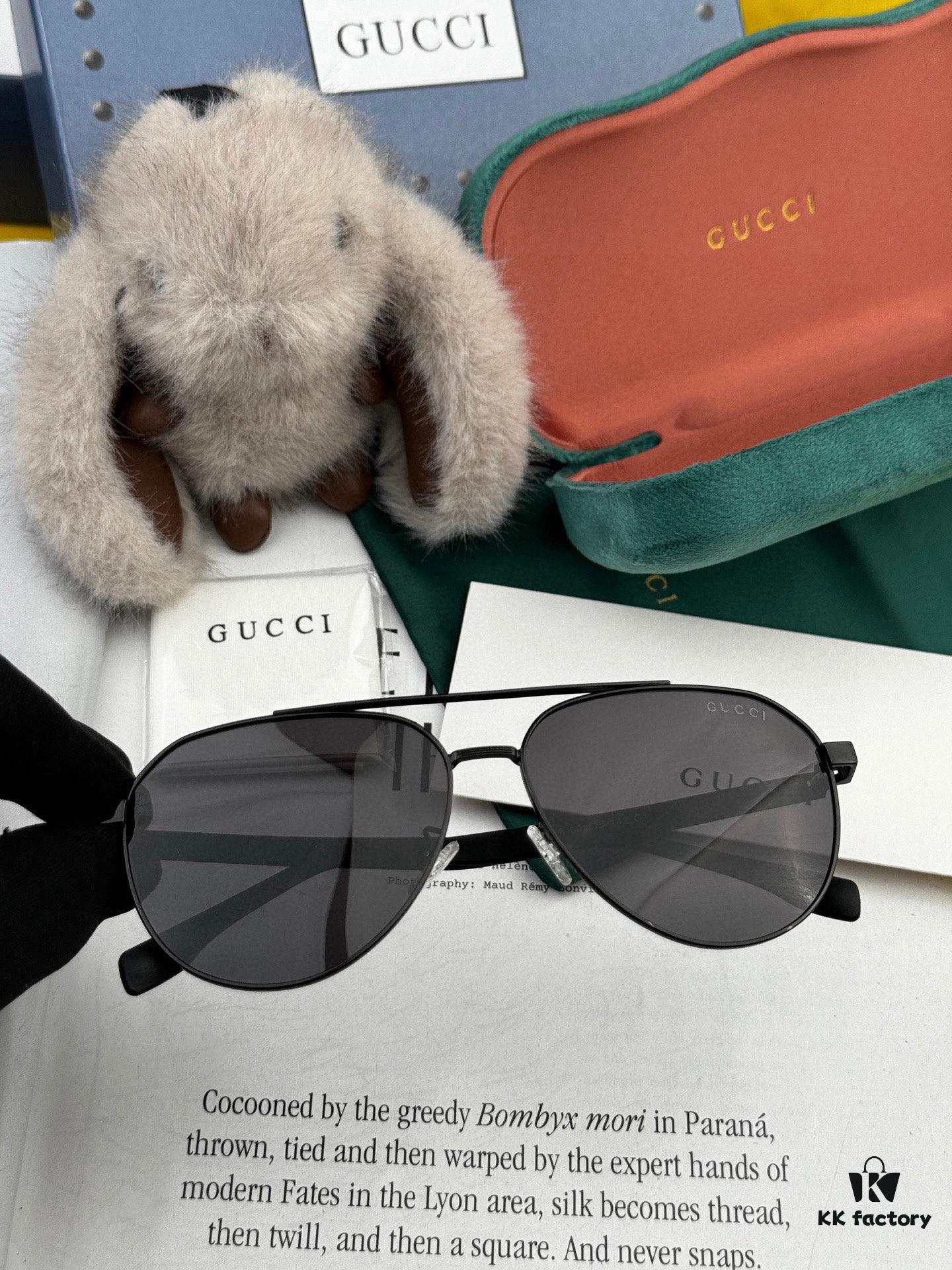 6931fe043a89a121ed54e353 Gucci High-Quality Unisex Sunglasses, Polarized Imported Polaroid Lenses, Aviator Style, UV Protection, Suitable for Driving and Fishing, Stylish and Slimming Design