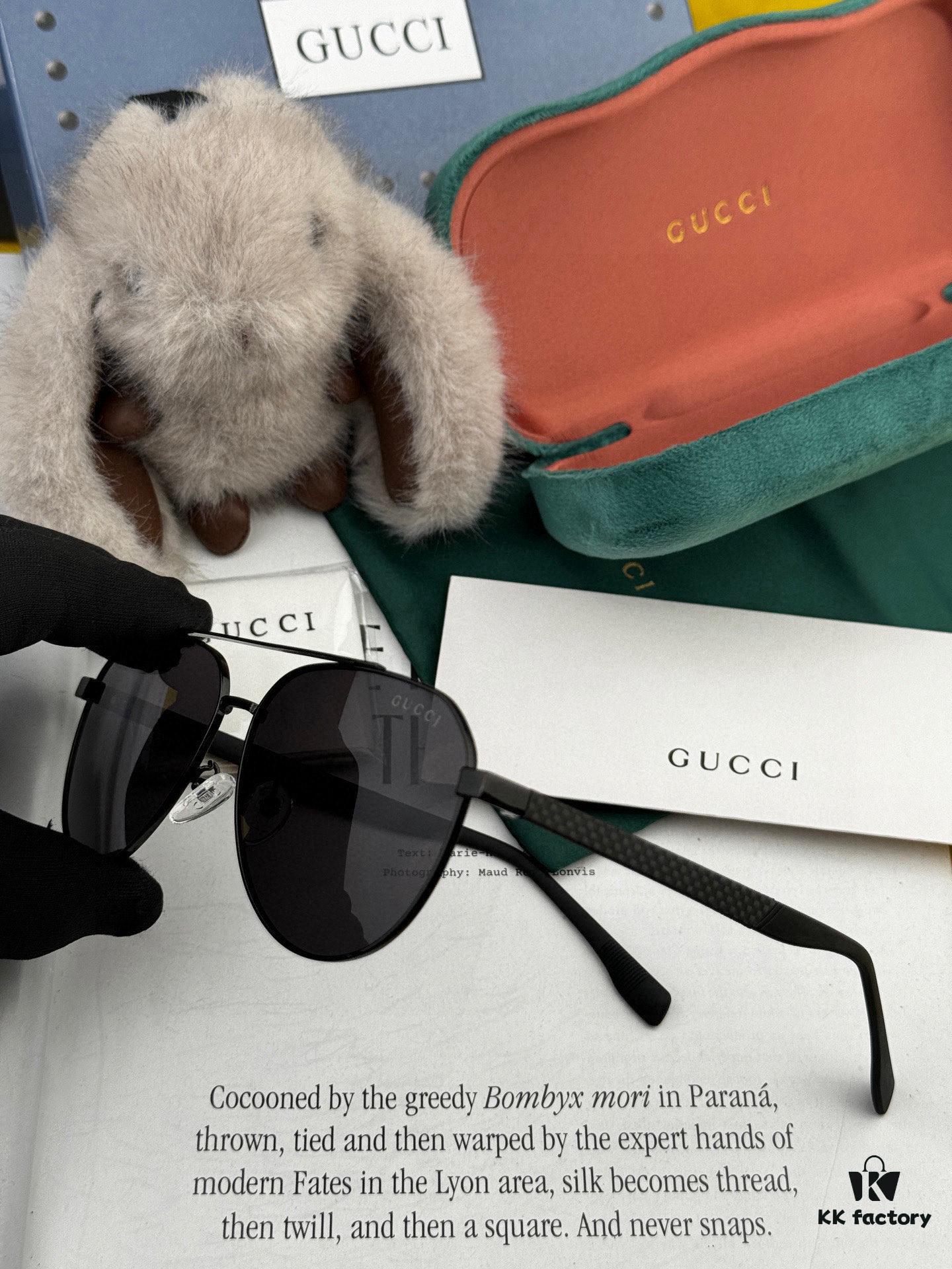 6931fe043a89a121ed54e356 Gucci High-Quality Unisex Sunglasses, Polarized Imported Polaroid Lenses, Aviator Style, UV Protection, Suitable for Driving and Fishing, Stylish and Slimming Design