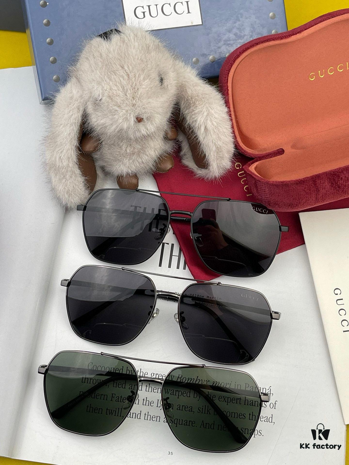 6931fe053a89a121ed54e360 Gucci High-Quality Unisex Sunglasses, Imported Polarized Lenses by Polaroid, Aviator Style, UV Protection, Slimming and Versatile Design for Driving, Fishing, and Outdoor Use, Model: 0863