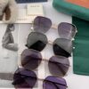 GUCCI 2025 Spring New Arrival Saddle Buckle Temple Sunglasses, Elegant Square Frame Sunglasses Loved by Influencers, Playful and Sweet with Enhanced Facial Fit, Premium Metal Finish