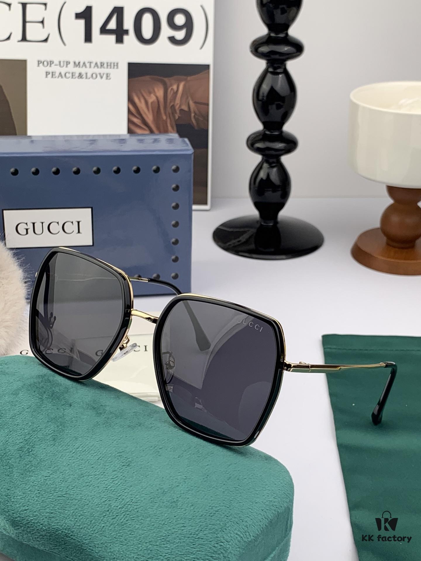 6931fe063a89a121ed54e36e GUCCI 2025 Spring New Arrival Latest Square Frame Sunglasses, Favored by Influencers for Full Charm and Playful Sweetness