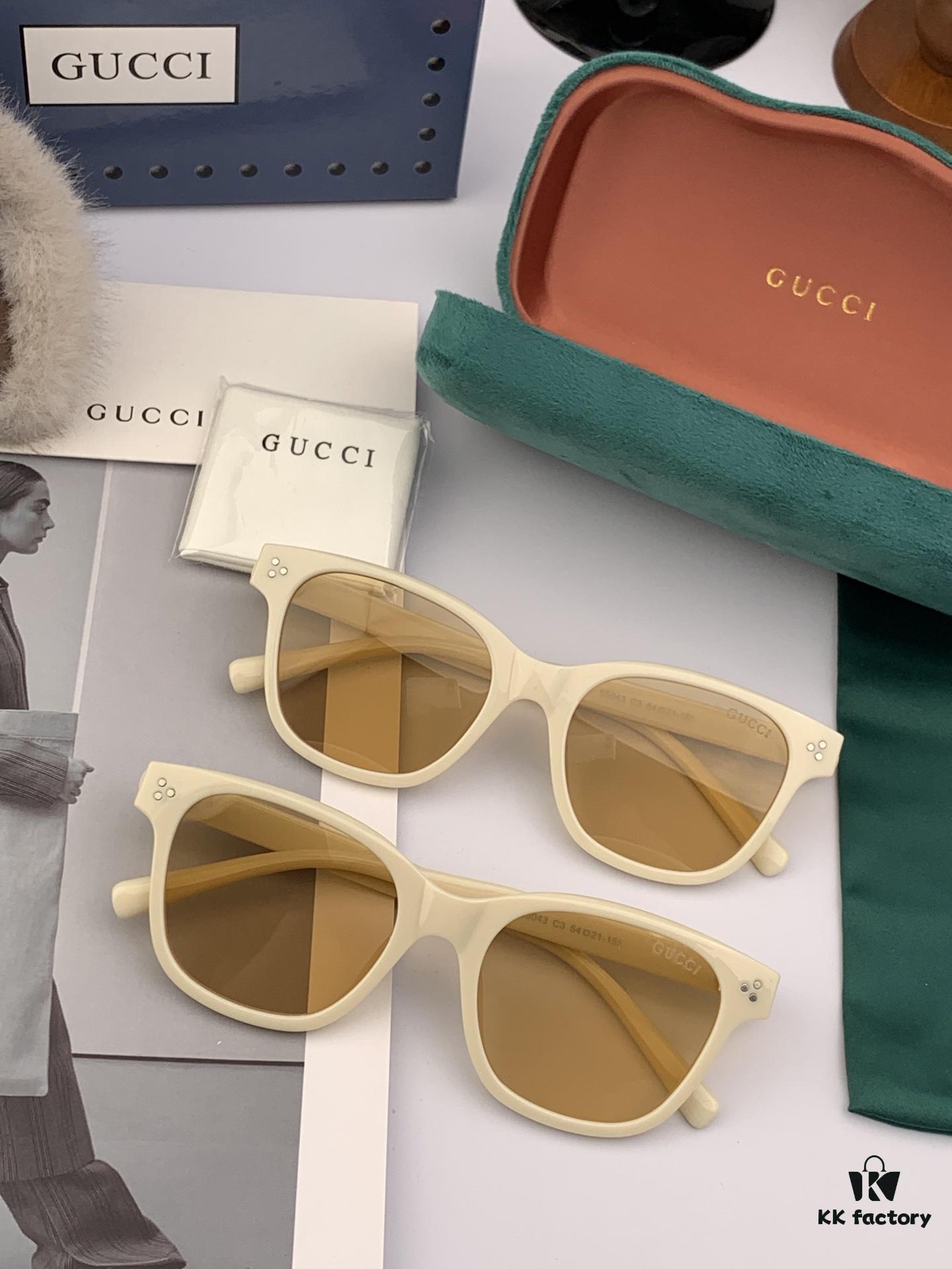 6931fe0c3a89a121ed54e3a8 Gucci Classic Small Frame Design Sunglasses, Flattering on All Face Shapes, Perfect with Coats or Dresses, Stylish and Elegant, Nylon Polarized Lenses for UV Protection, Model: G35504