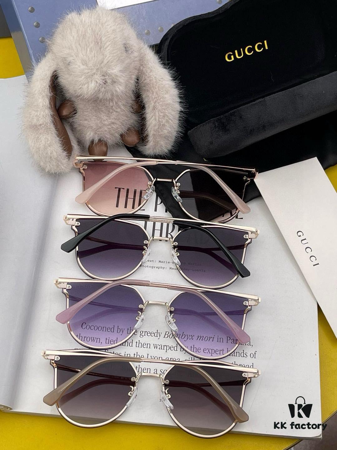 6931fe103a89a121ed54e3dd GUCCI 2025 Spring New Arrival Frameless Sunglasses, Latest Trendsetter Style with Excellent Metal Finish and Flattering Fit
