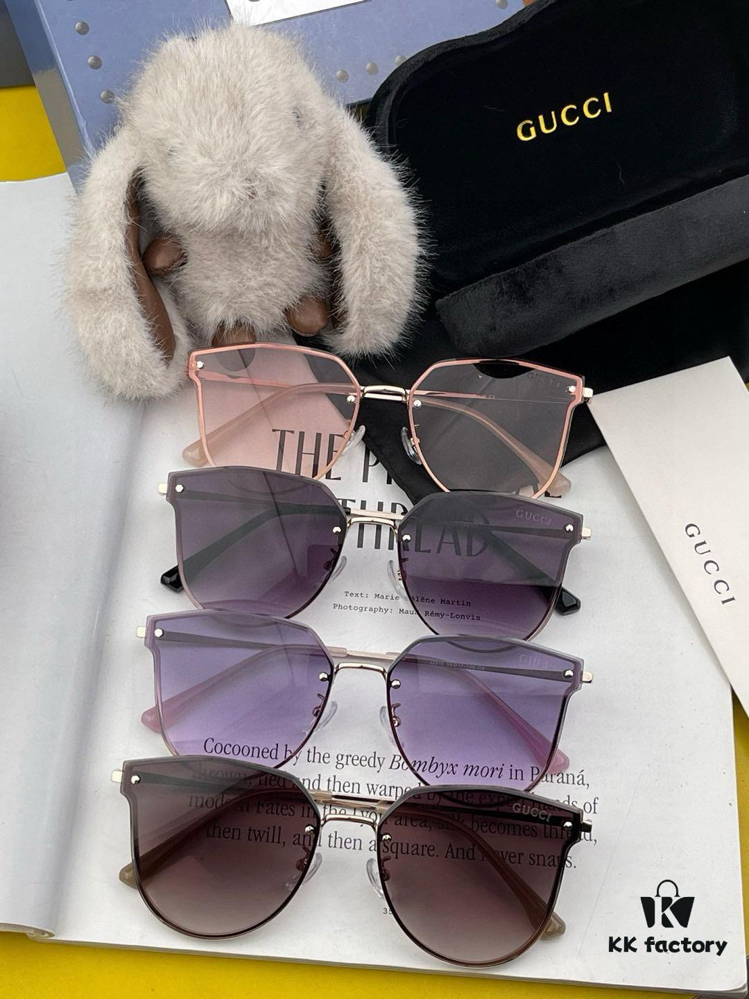 6931fe103a89a121ed54e3de GUCCI 2025 Spring New Arrival Frameless Sunglasses, Latest Trendsetter Style with Excellent Metal Finish and Flattering Fit