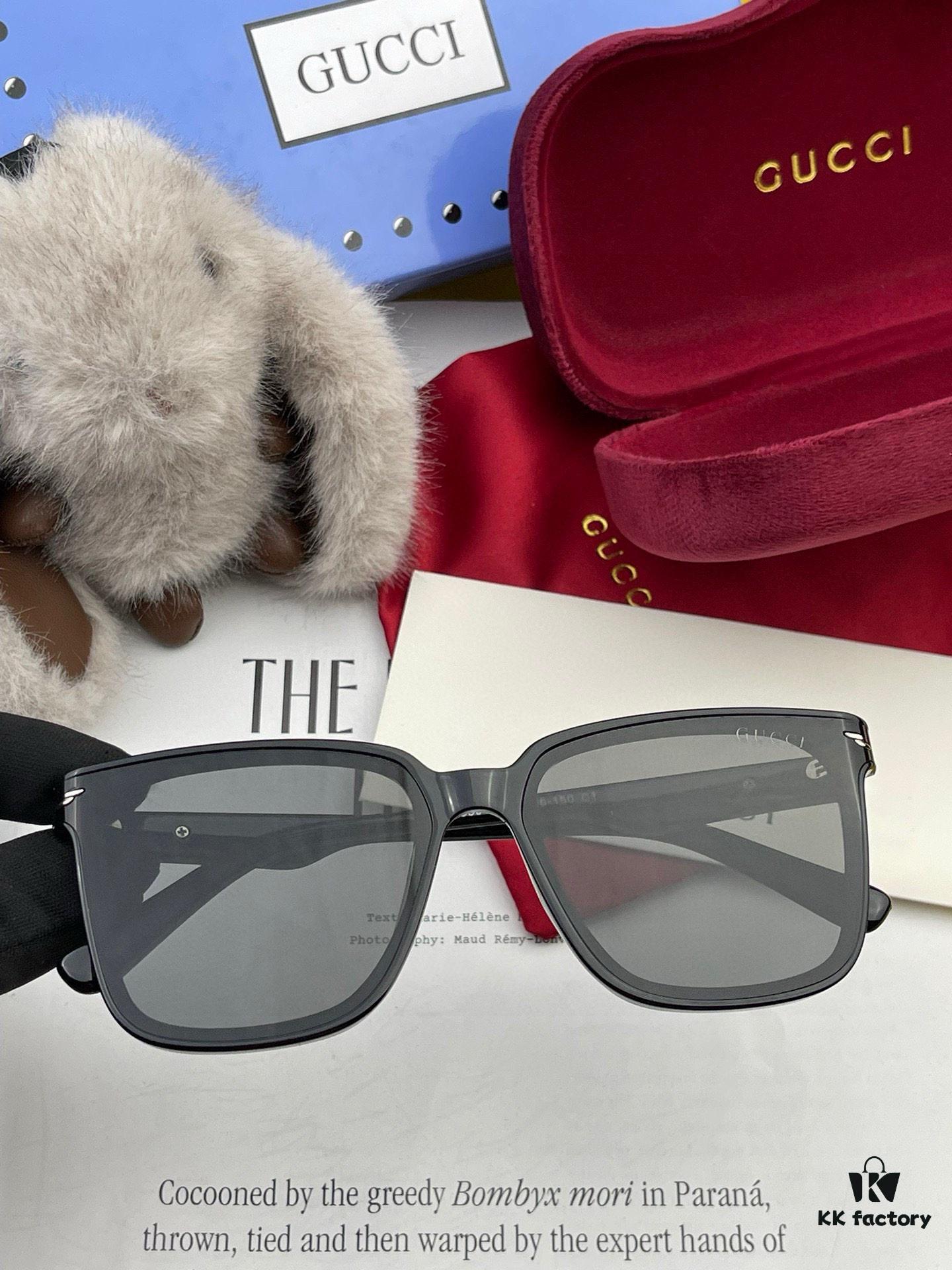 6931fe113a89a121ed54e3ea GUCCI 2025 Spring New Arrival Trendy Fashion Square Polarized Sunglasses High-Quality Comfortable Wear Influencer Style HD Nylon Polarized Sunglasses for Women 🕶️ High-Quality TR Frame Model: G65501