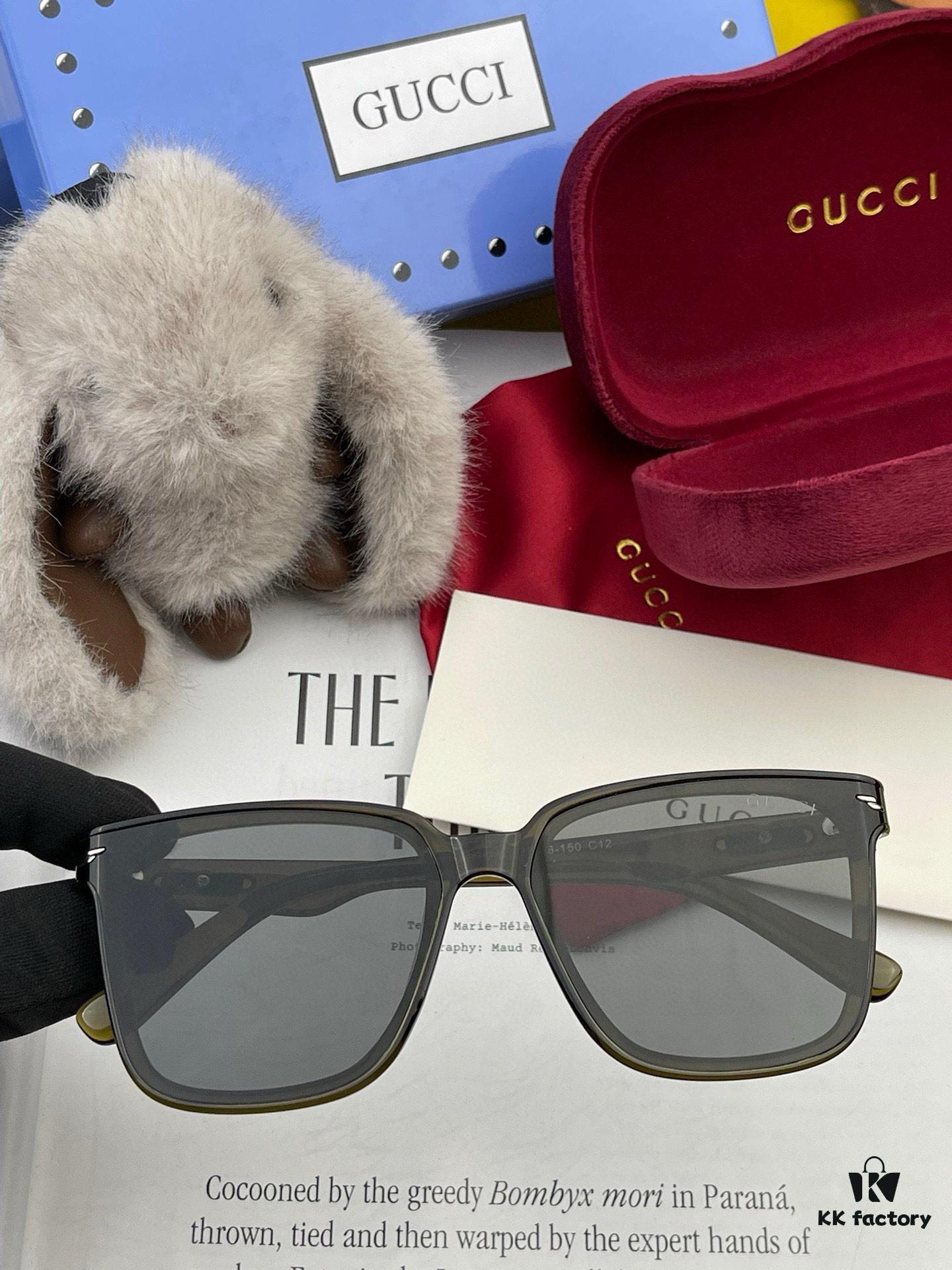 6931fe113a89a121ed54e3ec GUCCI 2025 Spring New Arrival Trendy Fashion Square Polarized Sunglasses High-Quality Comfortable Wear Influencer Style HD Nylon Polarized Sunglasses for Women 🕶️ High-Quality TR Frame Model: G65501