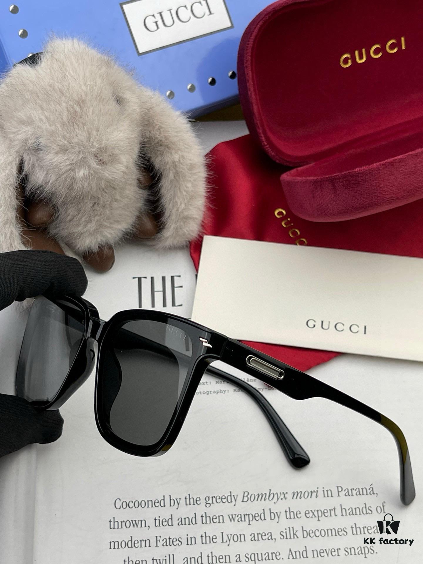 6931fe113a89a121ed54e3ed GUCCI 2025 Spring New Arrival Trendy Fashion Square Polarized Sunglasses High-Quality Comfortable Wear Influencer Style HD Nylon Polarized Sunglasses for Women 🕶️ High-Quality TR Frame Model: G65501