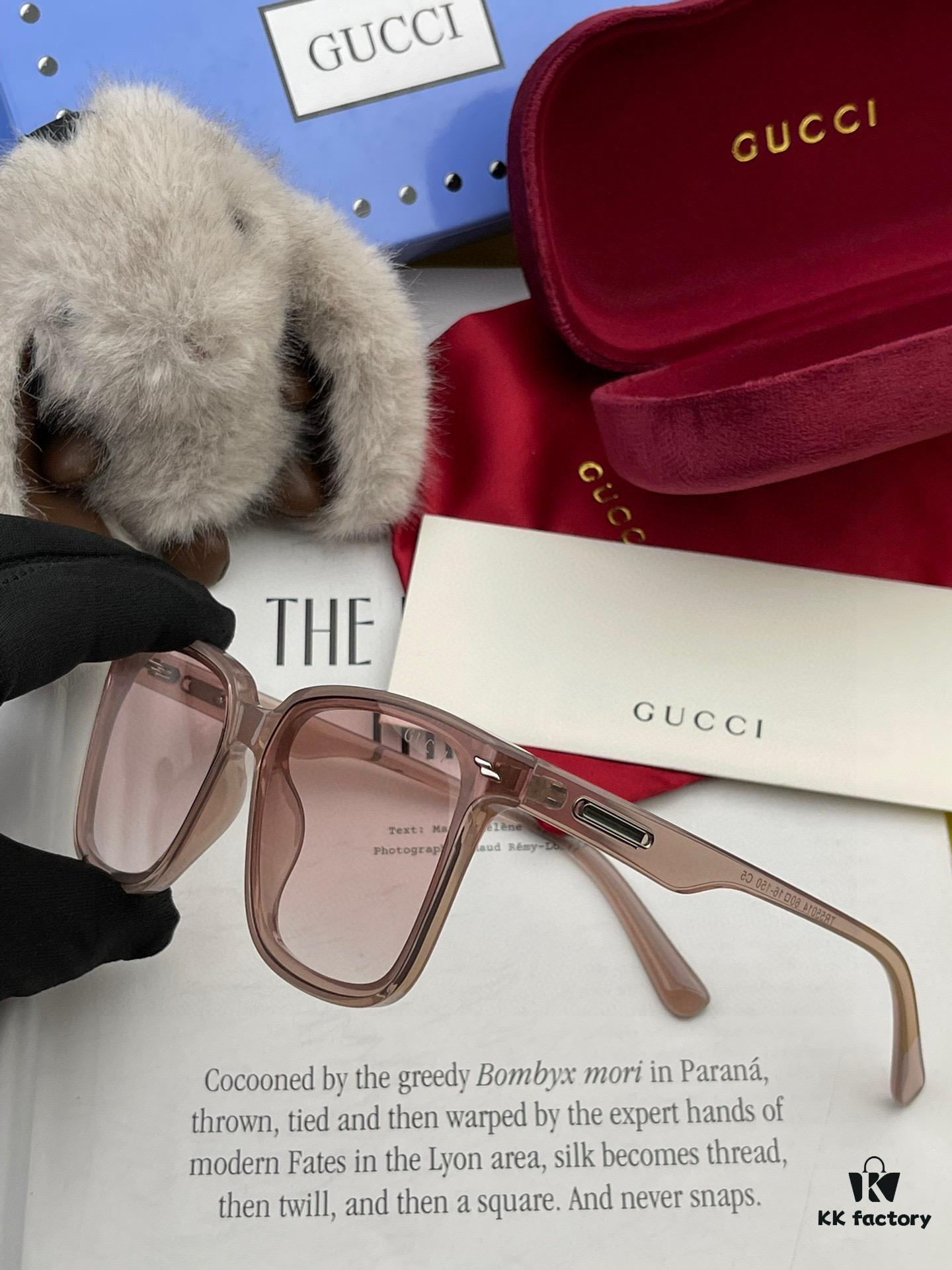 6931fe113a89a121ed54e3ee GUCCI 2025 Spring New Arrival Trendy Fashion Square Polarized Sunglasses High-Quality Comfortable Wear Influencer Style HD Nylon Polarized Sunglasses for Women 🕶️ High-Quality TR Frame Model: G65501