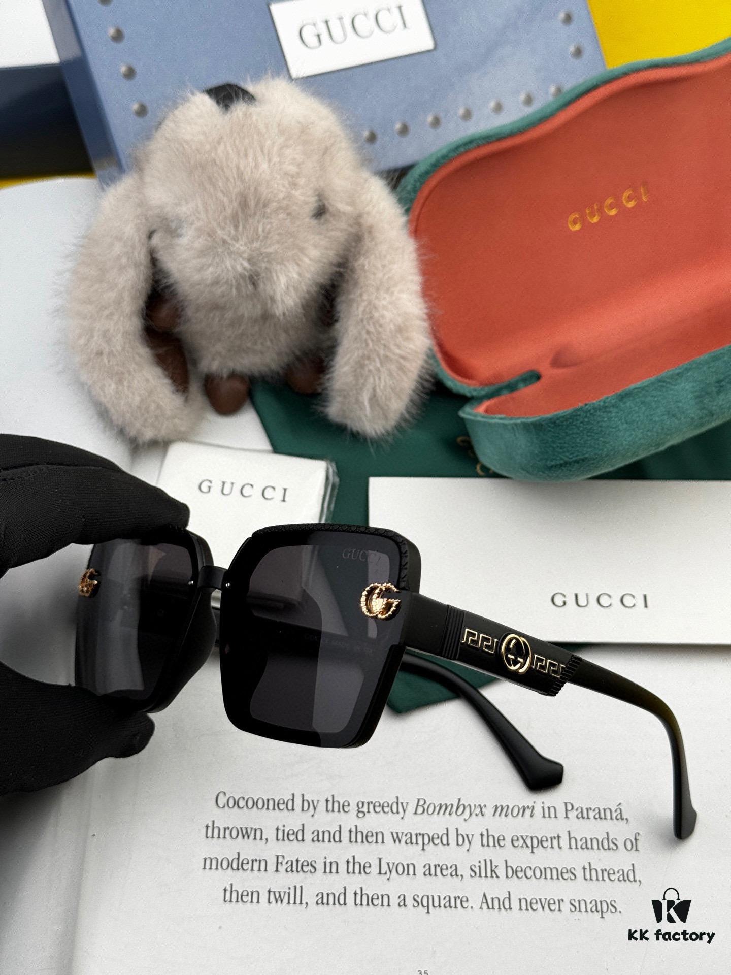 6931fe133a89a121ed54e407 GUCCI 2025 Spring New Arrival Trendy Fashion Square Frame Sunglasses High Quality Comfortable Wear Influencer Style Shades Model: G6130