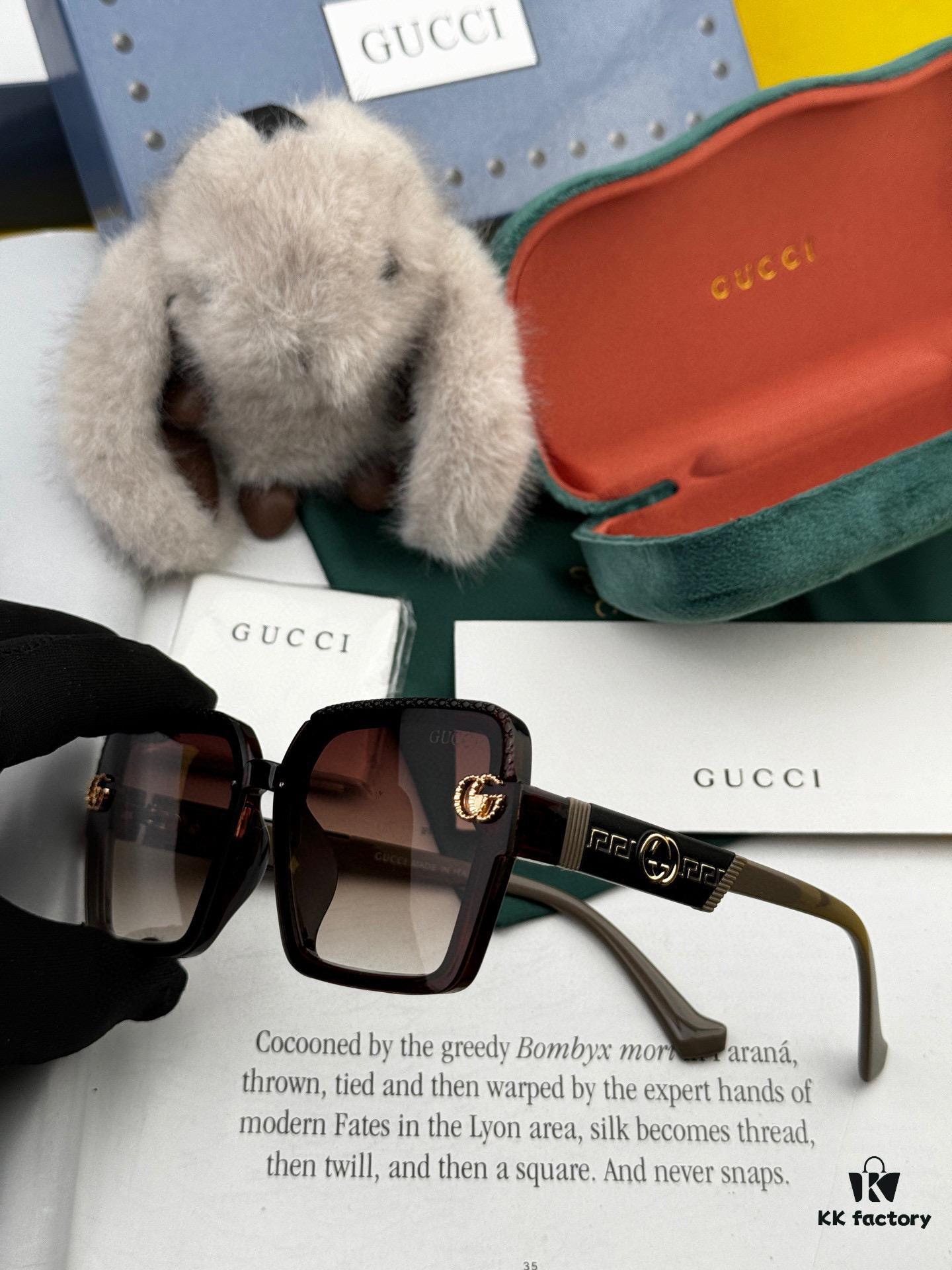 6931fe133a89a121ed54e408 GUCCI 2025 Spring New Arrival Trendy Fashion Square Frame Sunglasses High Quality Comfortable Wear Influencer Style Shades Model: G6130