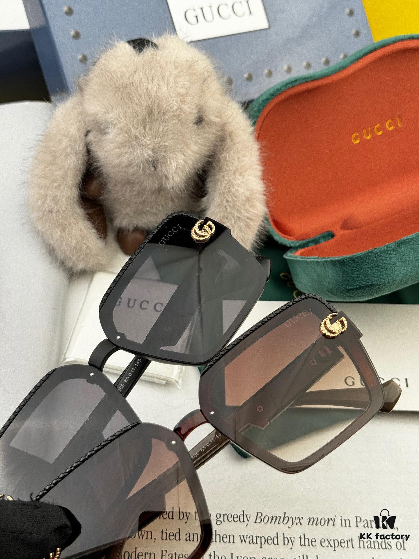 6931fe133a89a121ed54e409 GUCCI 2025 Spring New Arrival Trendy Fashion Square Frame Sunglasses High Quality Comfortable Wear Influencer Style Shades Model: G6130
