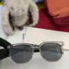 Stylish and Cool [GUCCI] Gucci New Model Sunglasses with Unique Charm and Avant-garde Design, Square Frame with Seamless Bridge for Ultimate Comfort