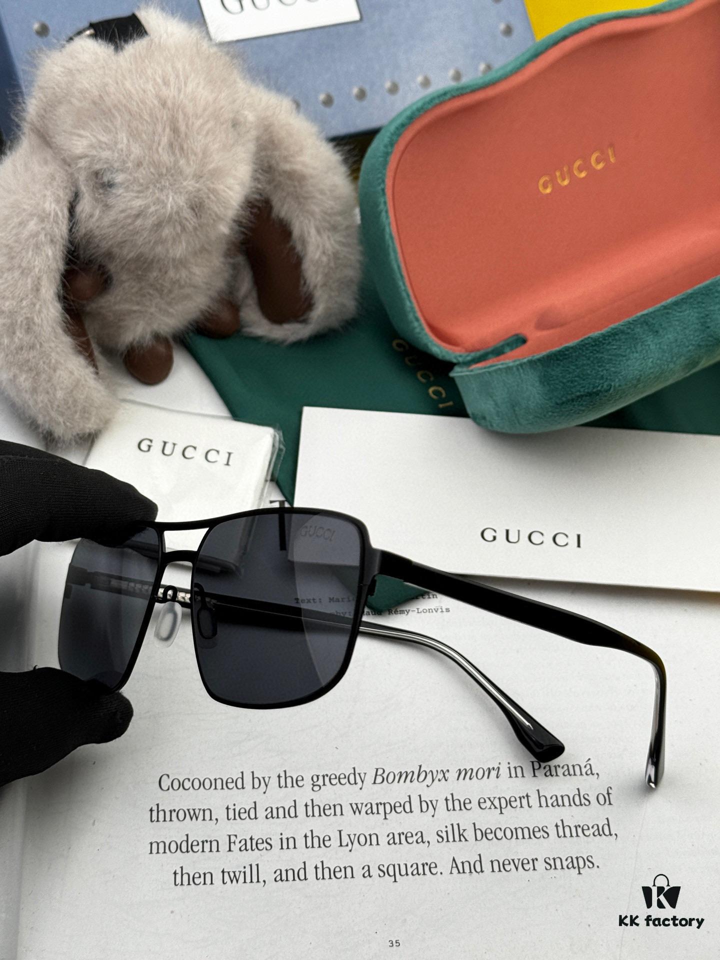 6931fe163a89a121ed54e42c GUCCI Men's Colorful Pilot Polarized Sunglasses