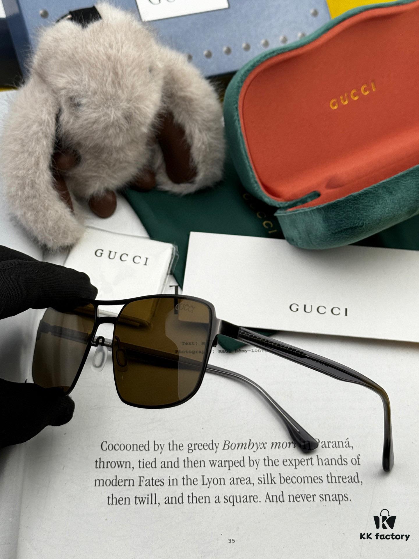 6931fe163a89a121ed54e42d GUCCI Men's Colorful Pilot Polarized Sunglasses