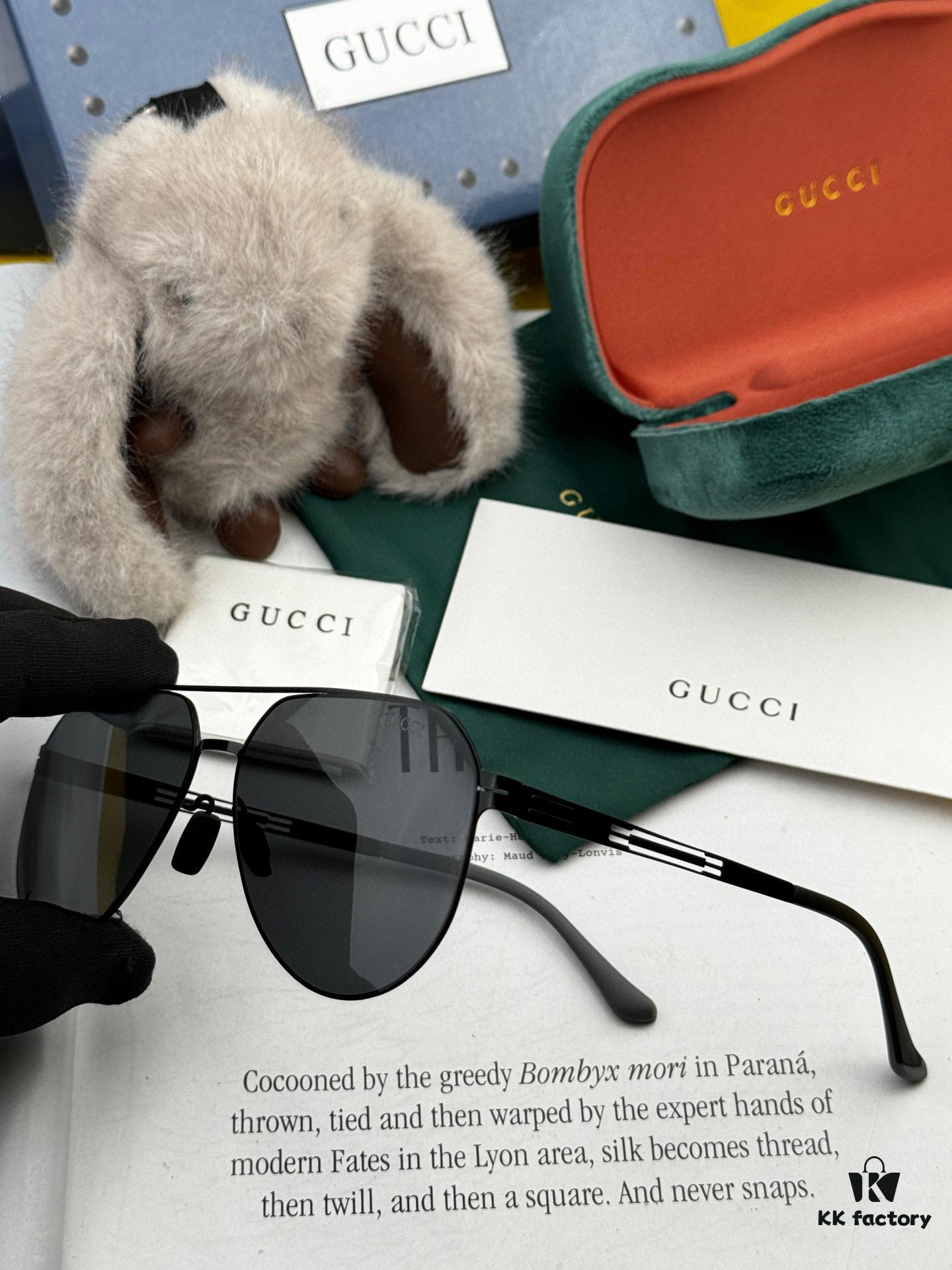 6931fe173a89a121ed54e435 GUCCI 2025 New Unisex Polygonal Sunglasses G2885, Electroplated Finish, Never Fades, Ultra-Lightweight and Highly Elastic, Screw-Free Design, Crush-Resistant Frame, High-Definition Nylon Lenses