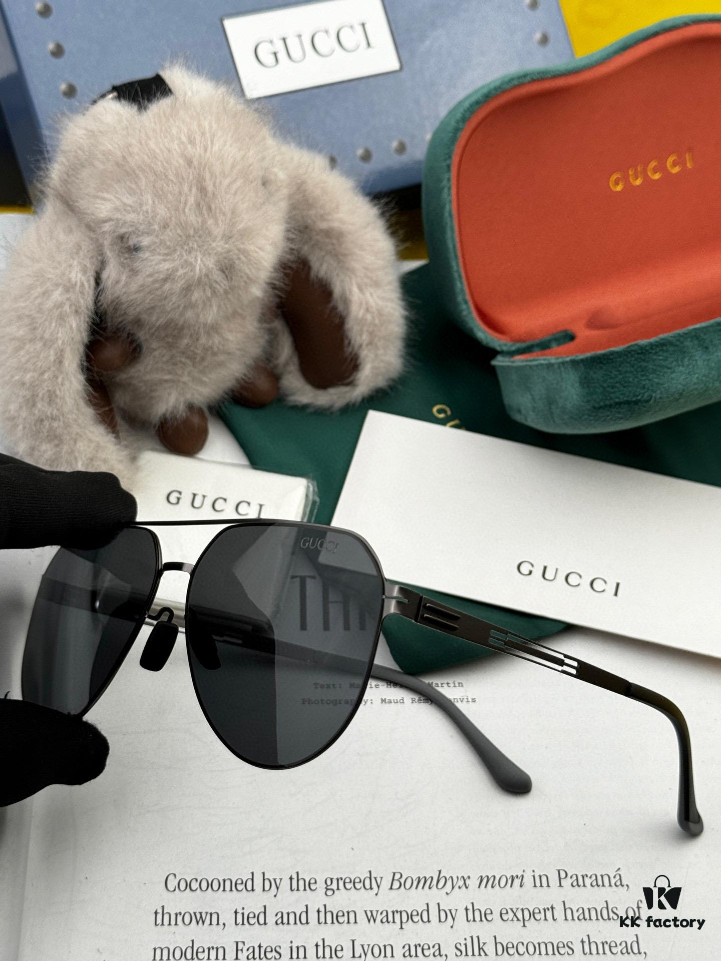 6931fe173a89a121ed54e437 GUCCI 2025 New Unisex Polygonal Sunglasses G2885, Electroplated Finish, Never Fades, Ultra-Lightweight and Highly Elastic, Screw-Free Design, Crush-Resistant Frame, High-Definition Nylon Lenses