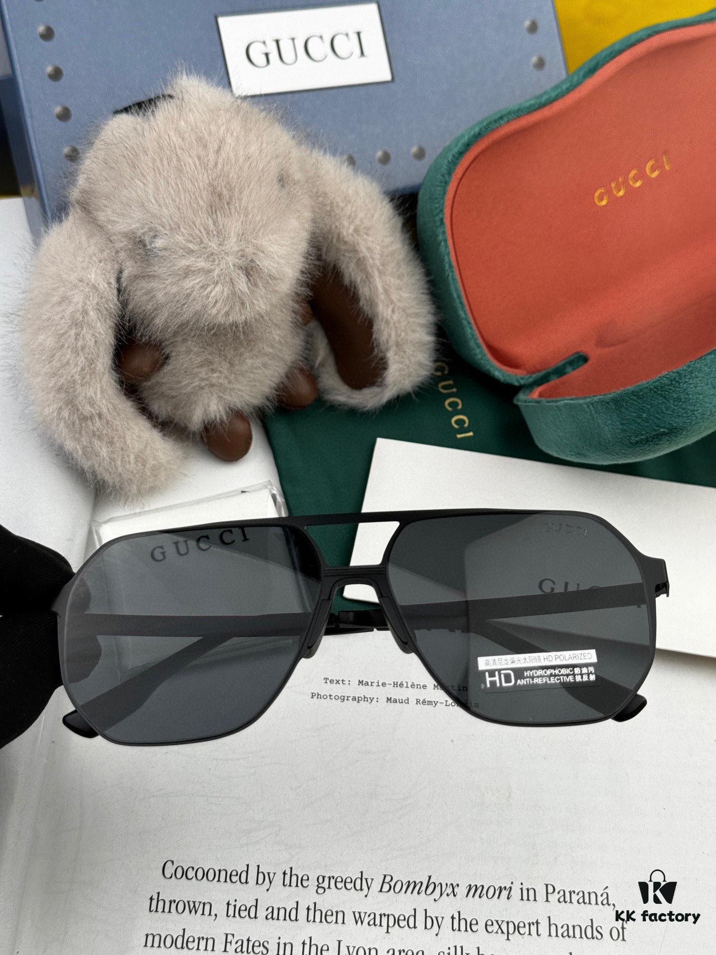 6931fe183a89a121ed54e44f GUCCI Men's Colorful Pilot Polarized Sunglasses