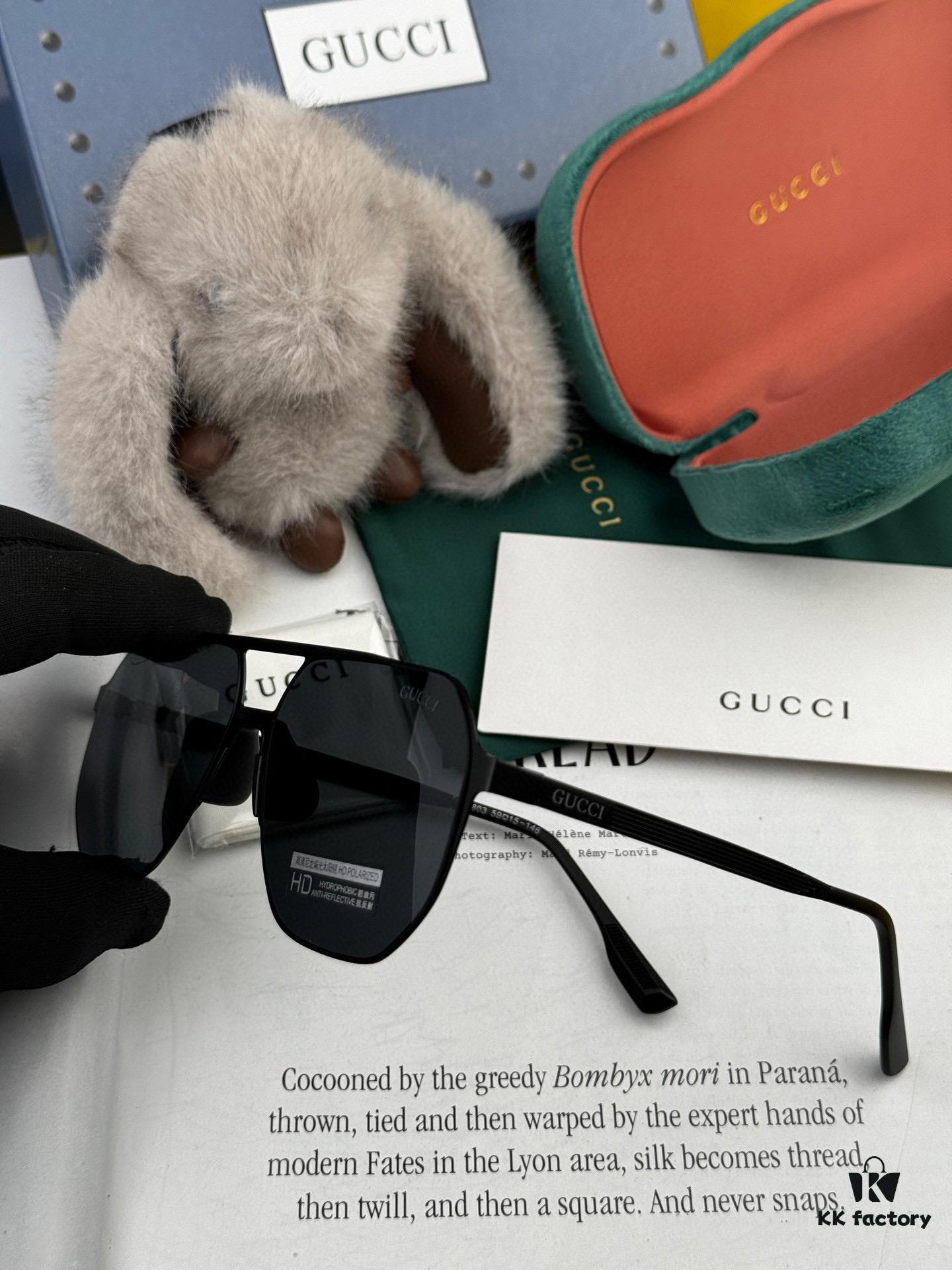 6931fe193a89a121ed54e452 GUCCI Men's Colorful Pilot Polarized Sunglasses