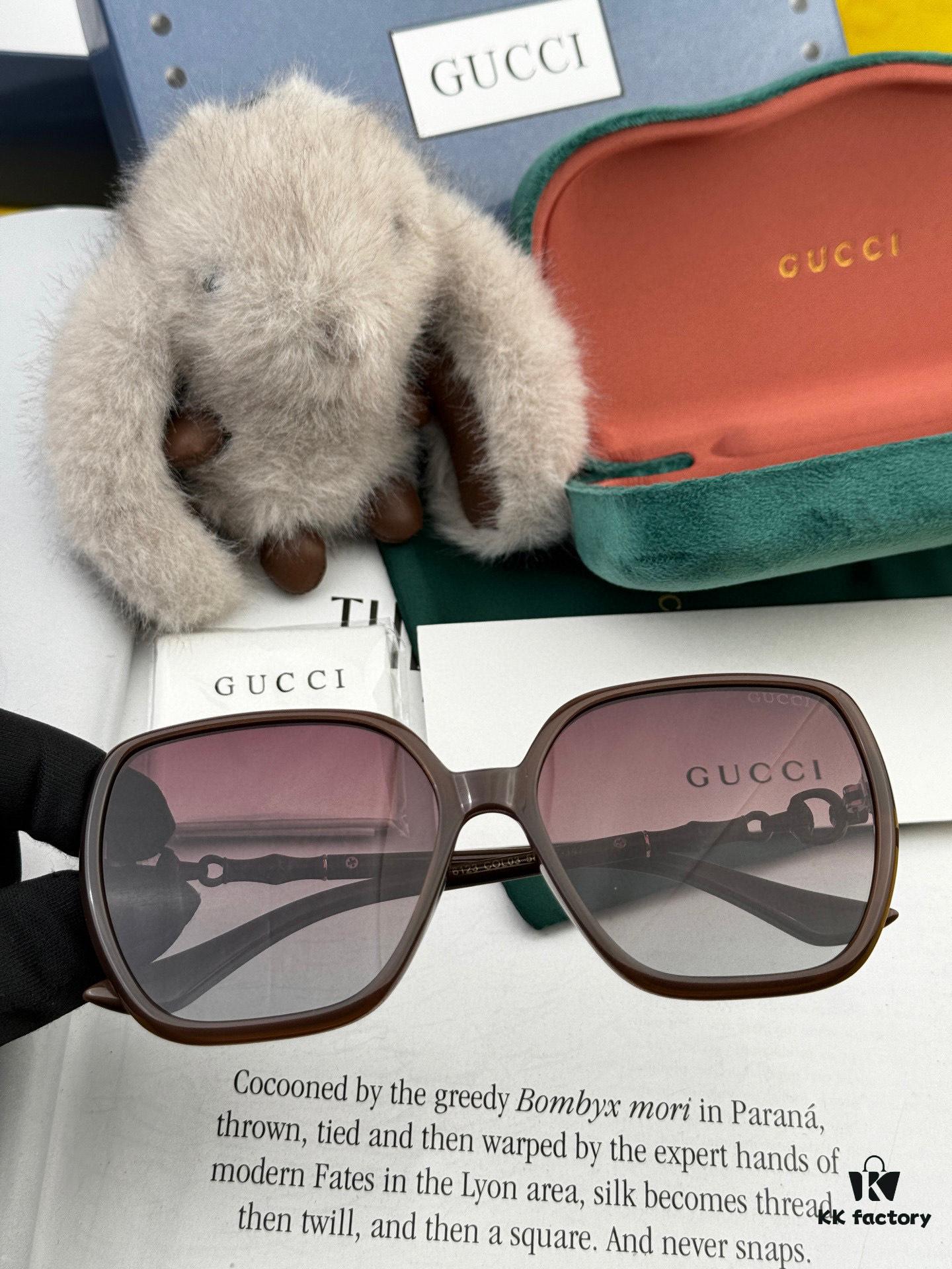 6931fe1a3a89a121ed54e461 Gucci 2025 New Arrival Sunglasses, Exquisite and Elegant Bamboo-Style Design, Comfortable Fit, Highly Recommended G3612