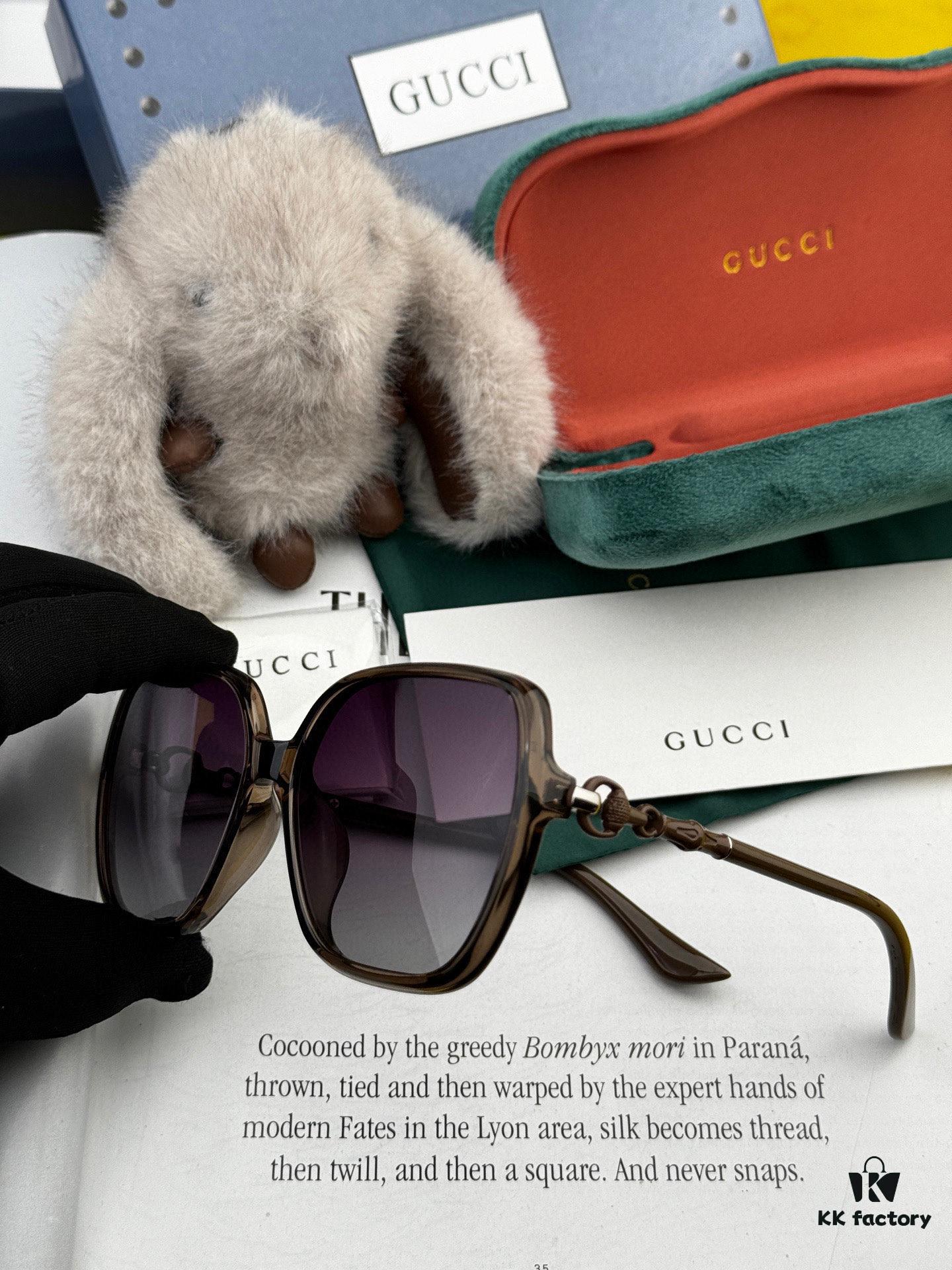 6931fe1a3a89a121ed54e462 Gucci 2025 New Arrival Sunglasses, Exquisite and Elegant Bamboo-Style Design, Comfortable Fit, Highly Recommended G3612