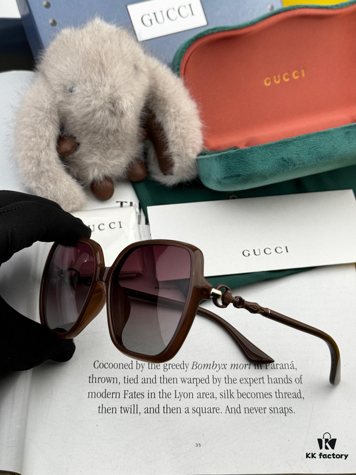 6931fe1a3a89a121ed54e464 Gucci 2025 New Arrival Sunglasses, Exquisite and Elegant Bamboo-Style Design, Comfortable Fit, Highly Recommended G3612