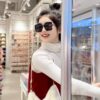 6931fe1d3a89a121ed54e48f TR Polarized Series Gucci Classic Square Frame Design, Universal Fit for All Face Shapes, Stylish with Coats or Dresses, Polarized Lenses for UV Protection Model: G9222 Sunglasses