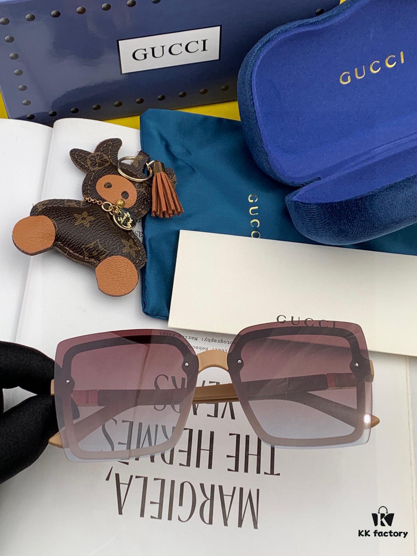 6931fe1d3a89a121ed54e491 TR Polarized Series Gucci Classic Square Frame Design, Universal Fit for All Face Shapes, Stylish with Coats or Dresses, Polarized Lenses for UV Protection Model: G9222 Sunglasses