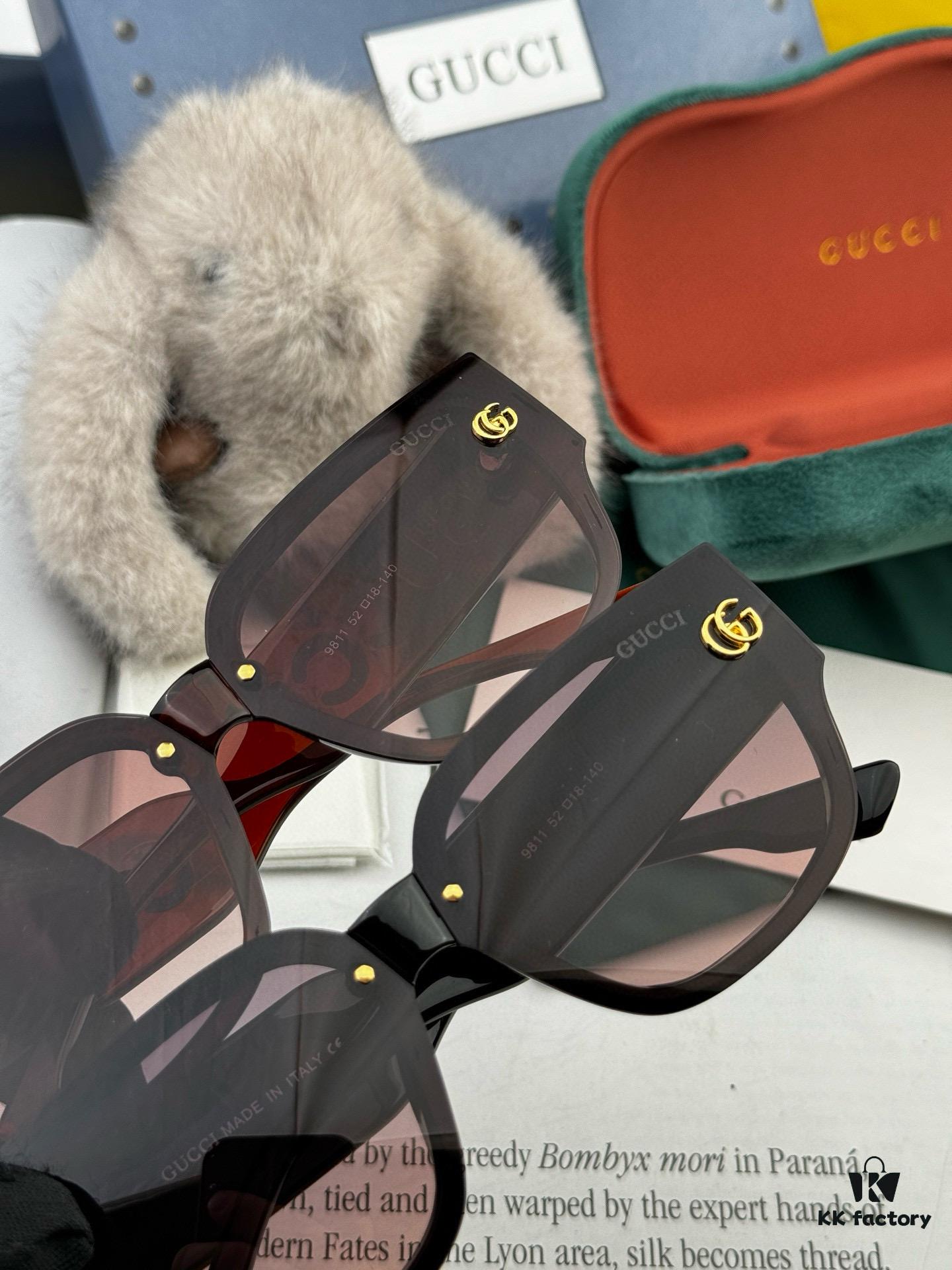 6931fe1e3a89a121ed54e49c 【GUCCI】2025 Spring New Arrival Trendy Fashion Square Frame Sunglasses High Quality Comfortable Wear Influencer Favorite Model: G1981