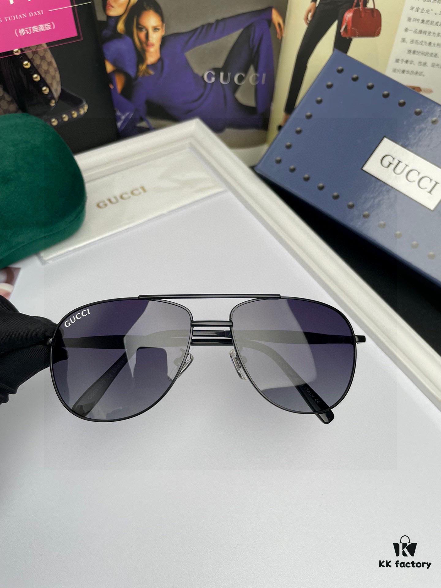 6931fe1f3a89a121ed54e4aa Gucci Original Design Unisex Polarized Sunglasses