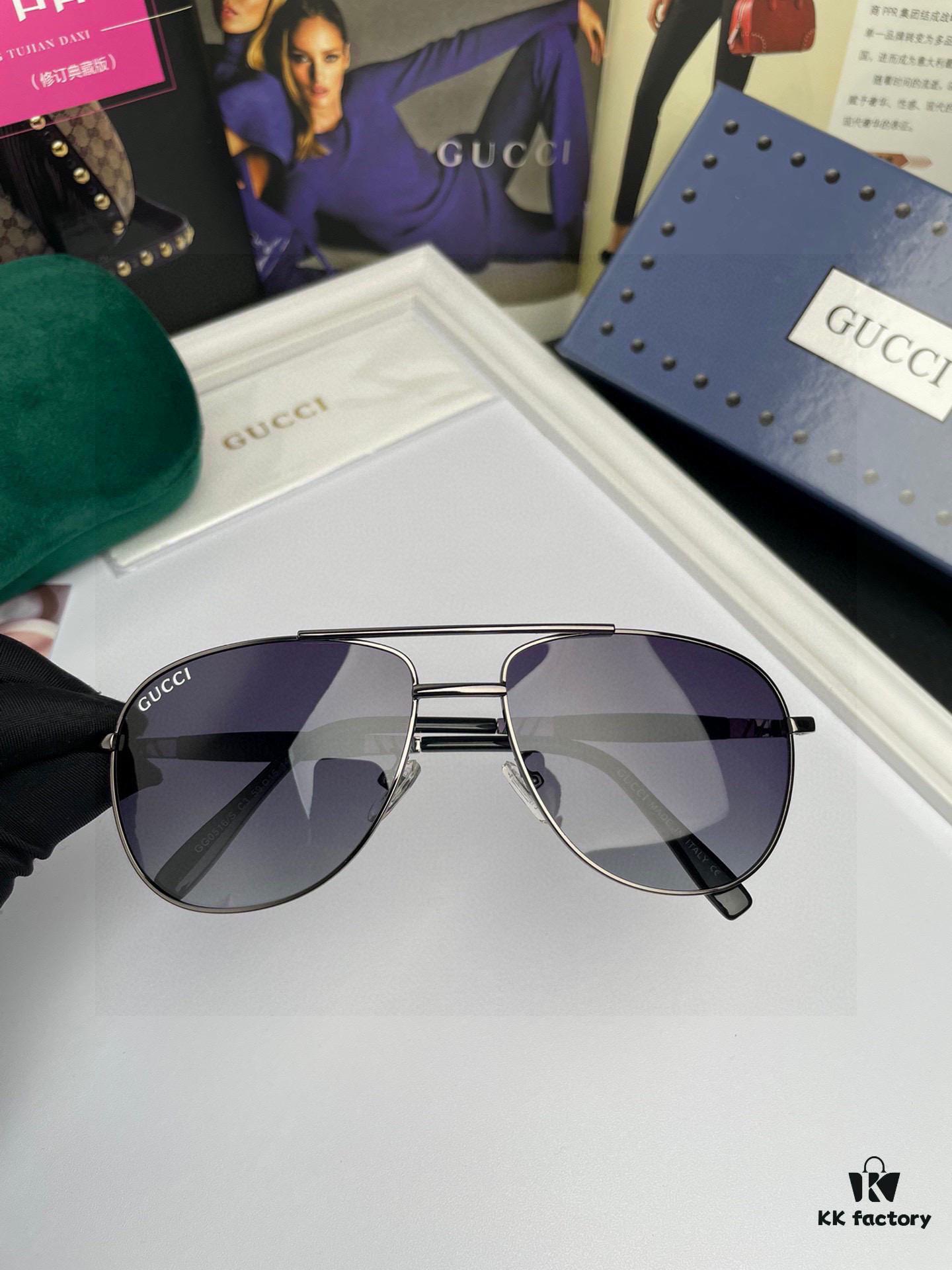 6931fe1f3a89a121ed54e4ac Gucci Original Design Unisex Polarized Sunglasses