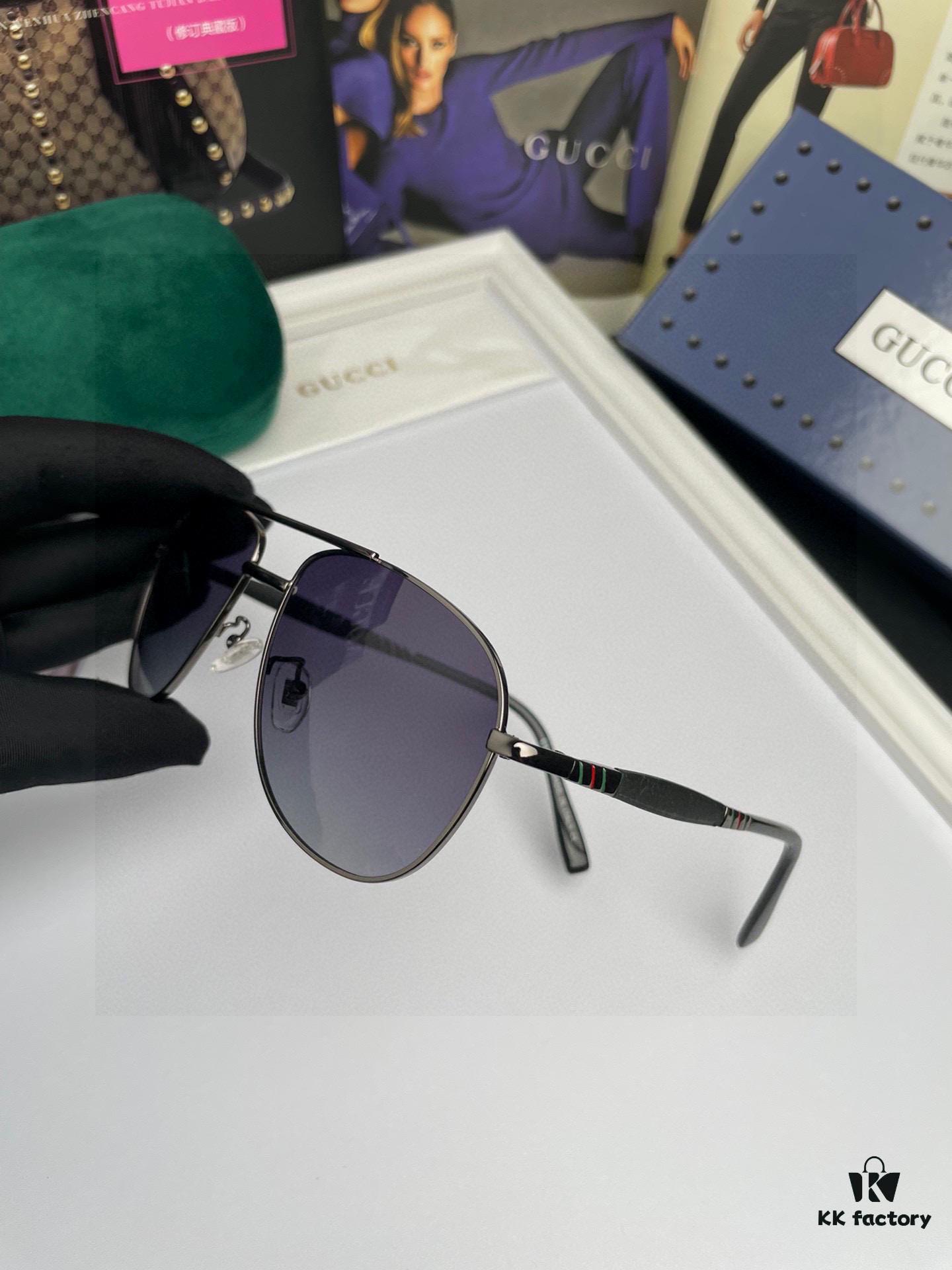 6931fe203a89a121ed54e4ae Gucci Original Design Unisex Polarized Sunglasses
