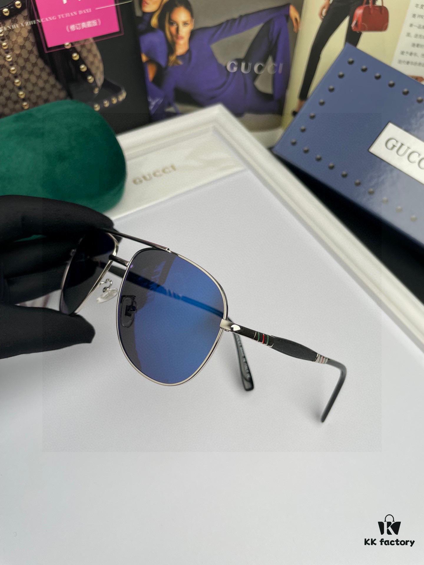 6931fe203a89a121ed54e4af Gucci Original Design Unisex Polarized Sunglasses