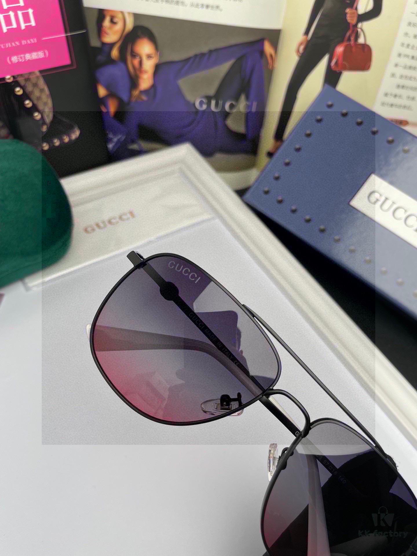 6931fe203a89a121ed54e4b6 Gucci Bee Original Men's and Women's Unisex Polarized Sunglasses with Metal Alloy Frame and Double G Bee Logo Temples