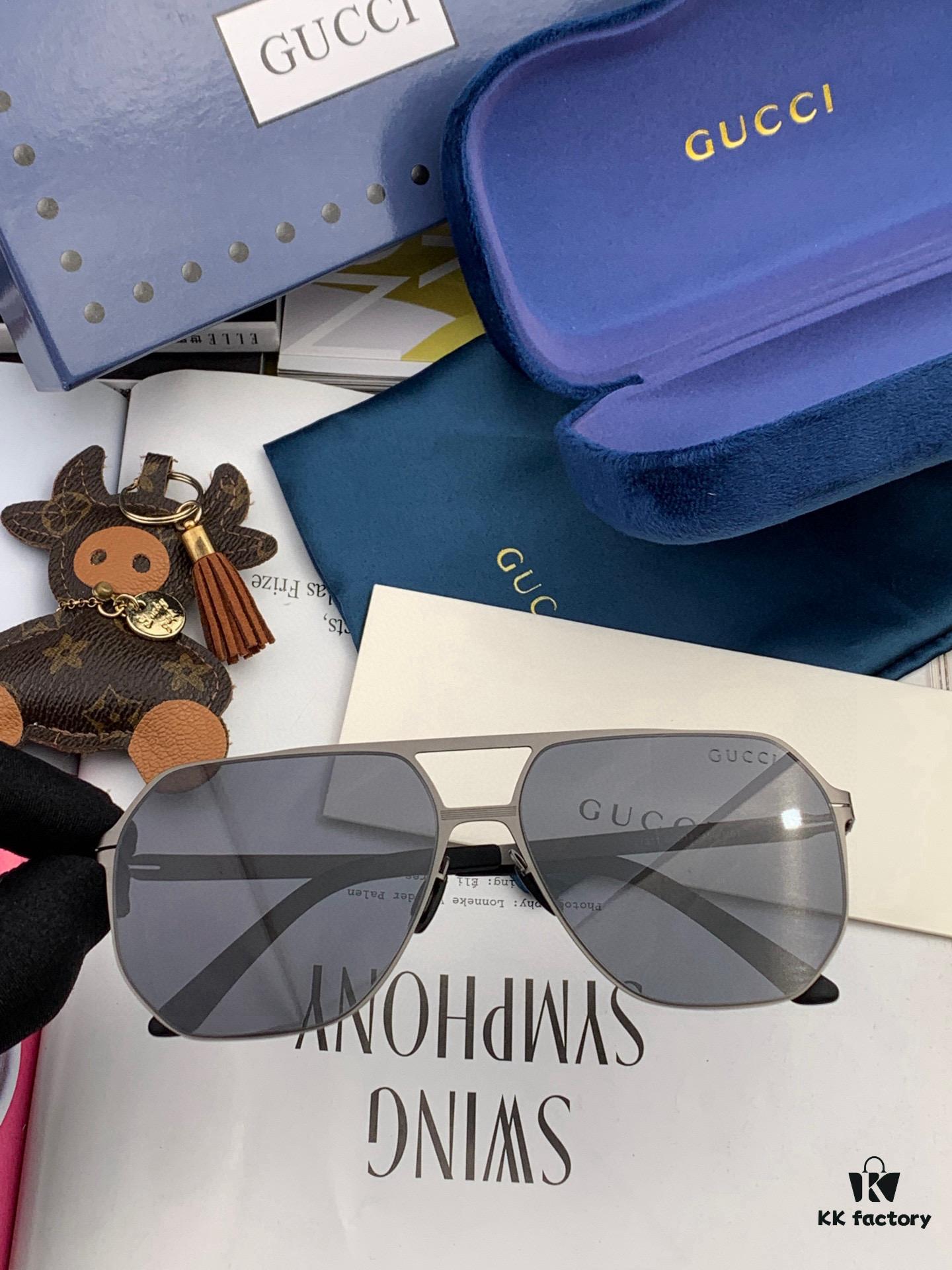 6931fe213a89a121ed54e4bc GUCCI 2025 New Unisex Polygonal Sunglasses G1731, Electroplated Finish, Ultra-Lightweight and Highly Elastic Frame Without Screws, Scratch-Resistant and Unbreakable Design, High-Definition Nylon Lenses, Premium Craftsmanship, Original Materials, Stylish and Versatile for Casual Wear